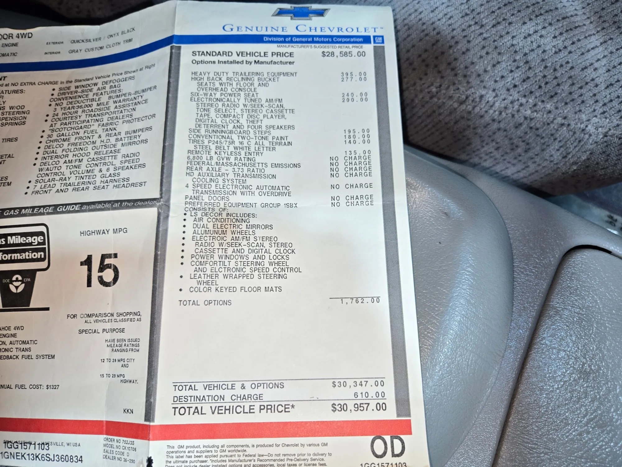 1995 Chevrolet Tahoe LS