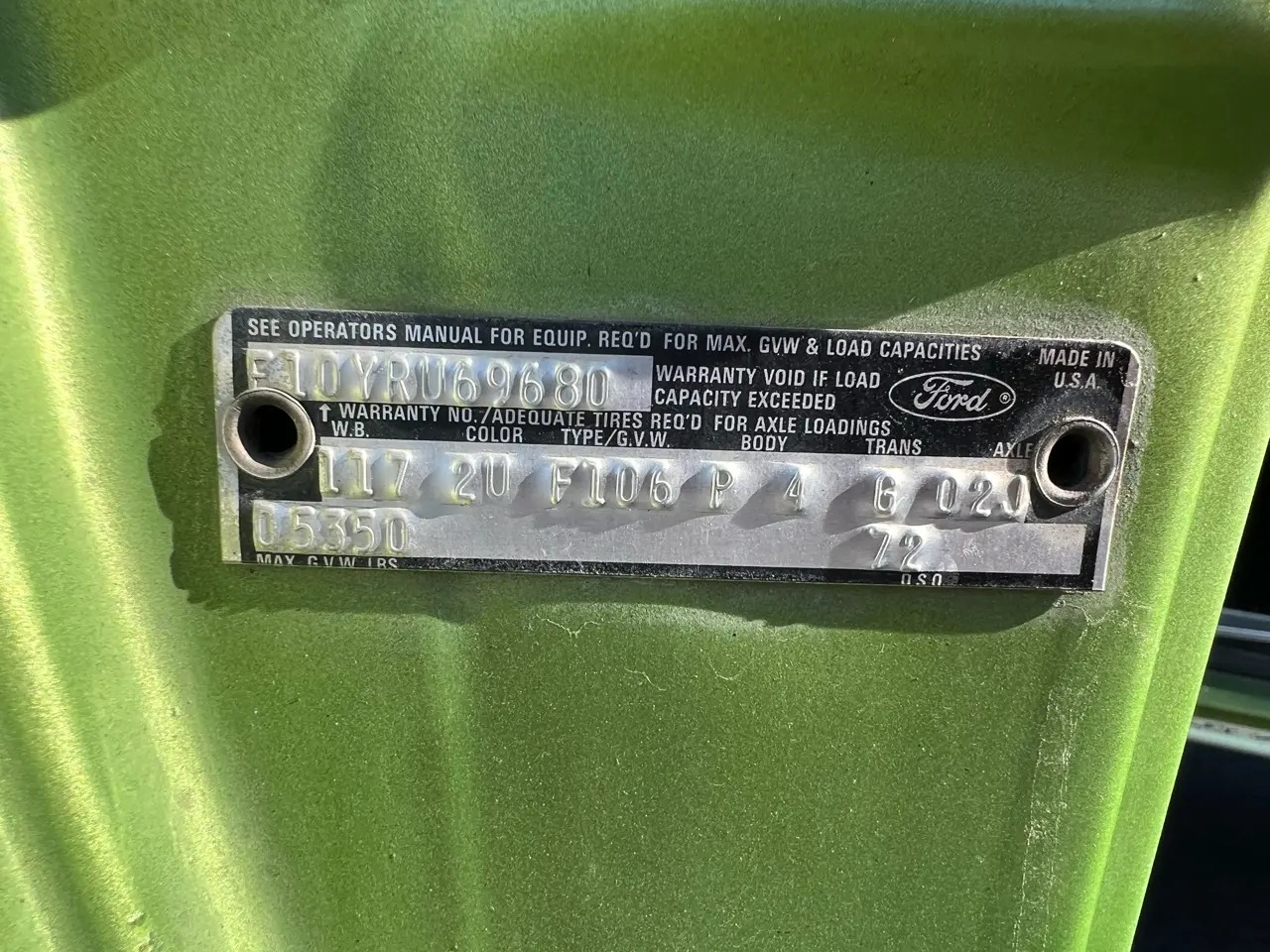 1974 Ford F-100 Ranger XLT