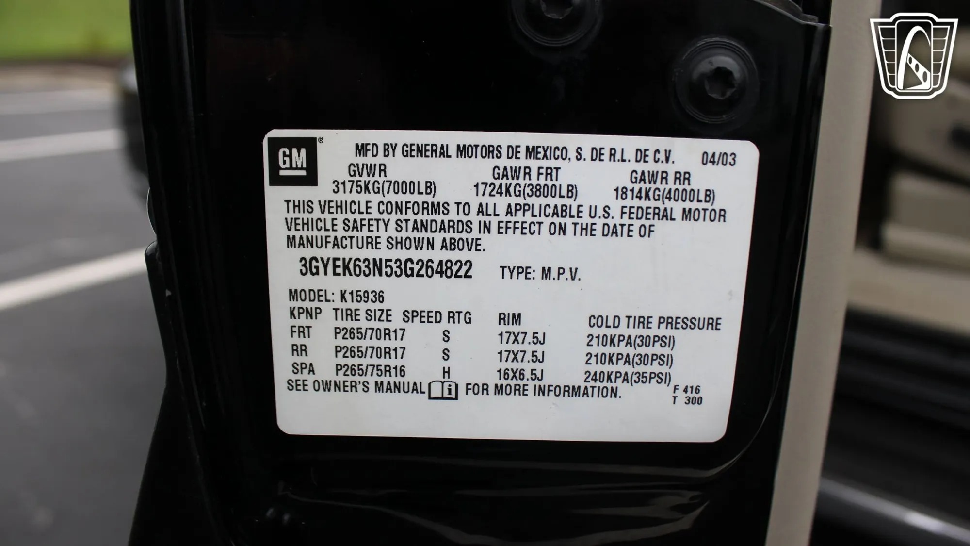 2003 Cadillac Escalade EXT
