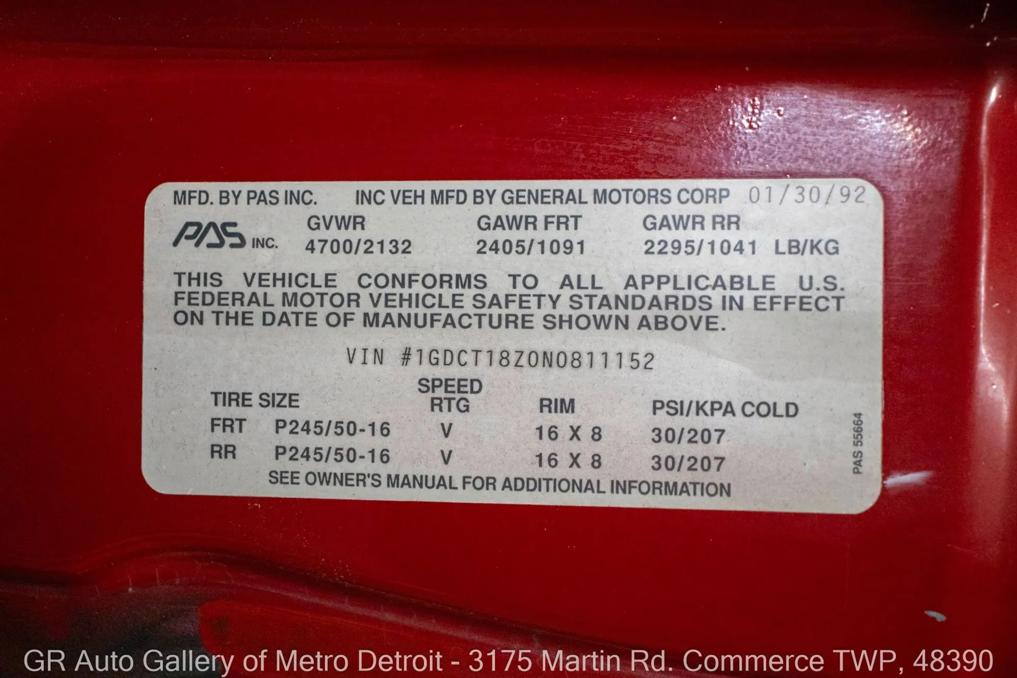 1992 GMC Typhoon