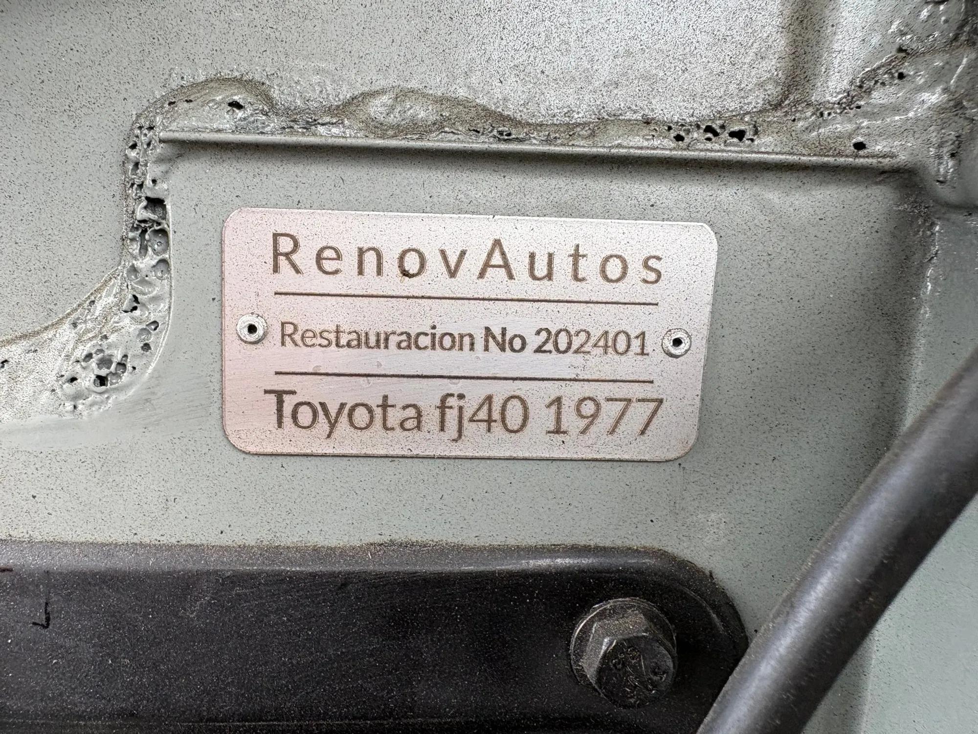 1977 Toyota Land Cruiser FJ40