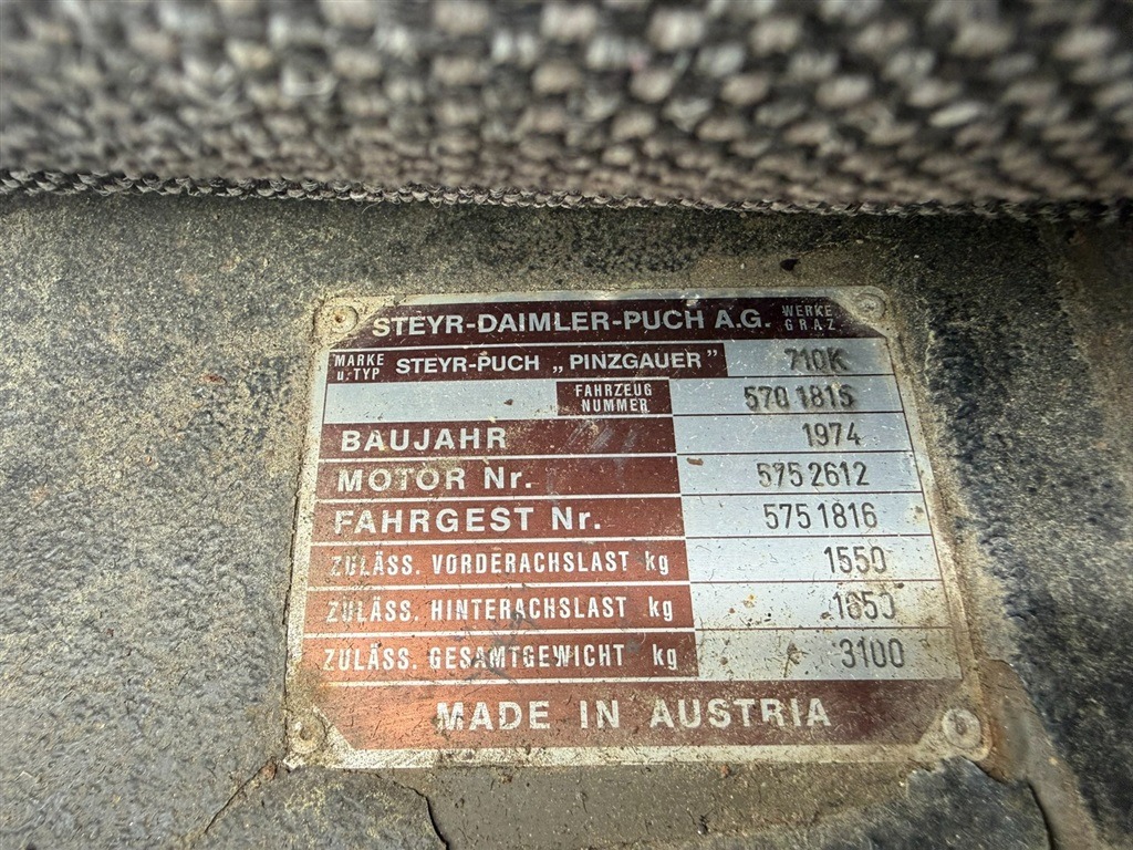 1975 Steyr-Puch Pinzgauer 710K