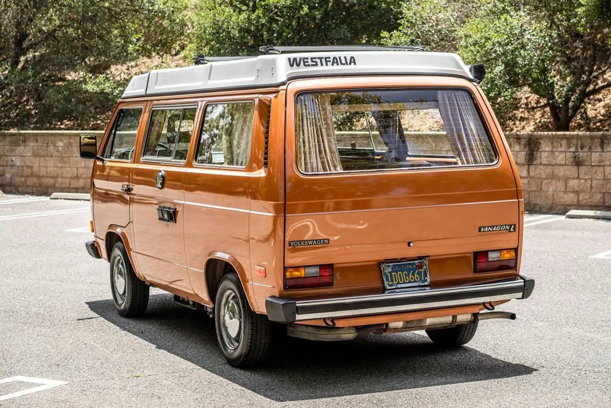 1981 Volkswagen Vanagon Westfalia Camper