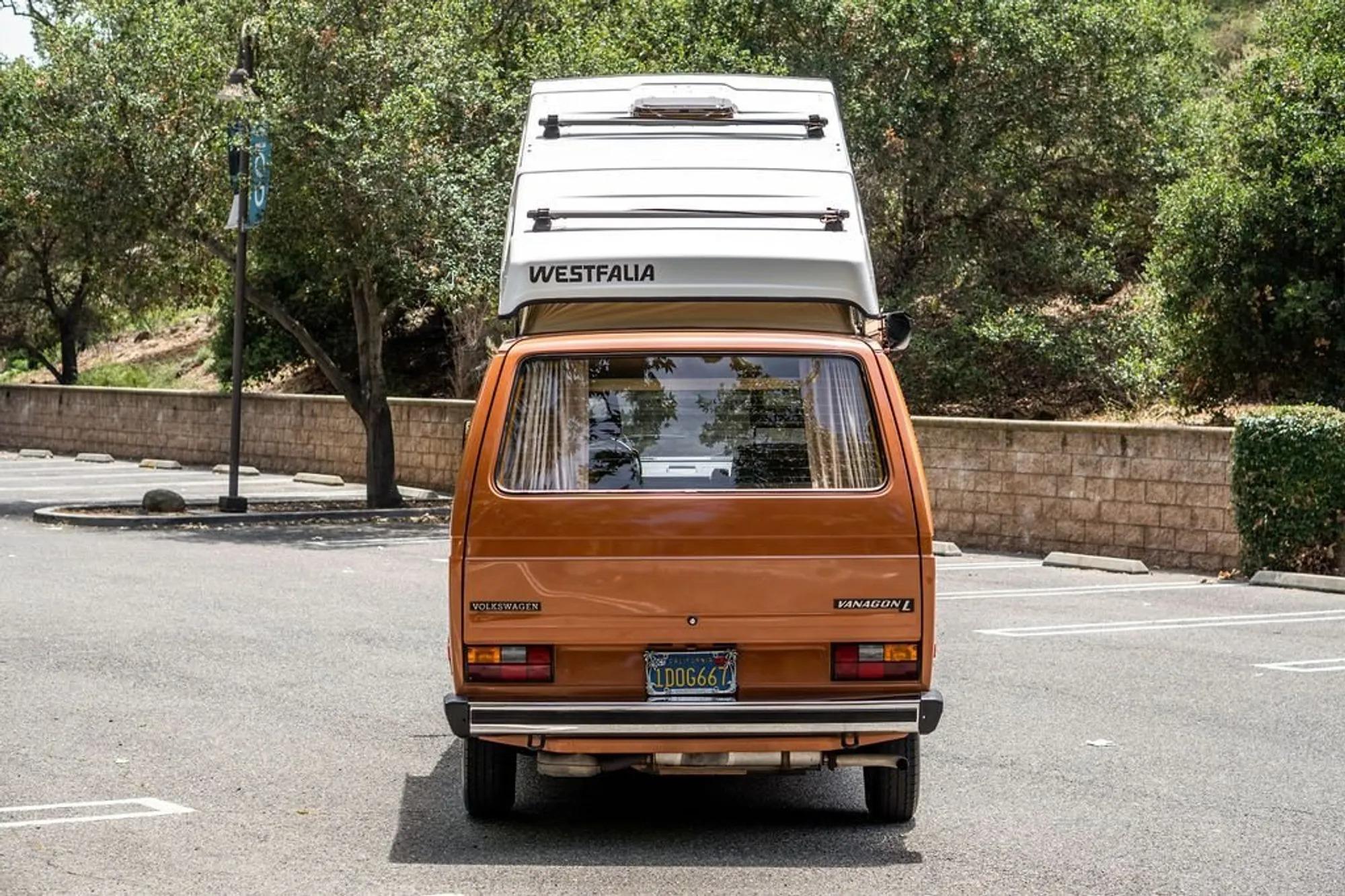 1981 Volkswagen Vanagon Westfalia Camper