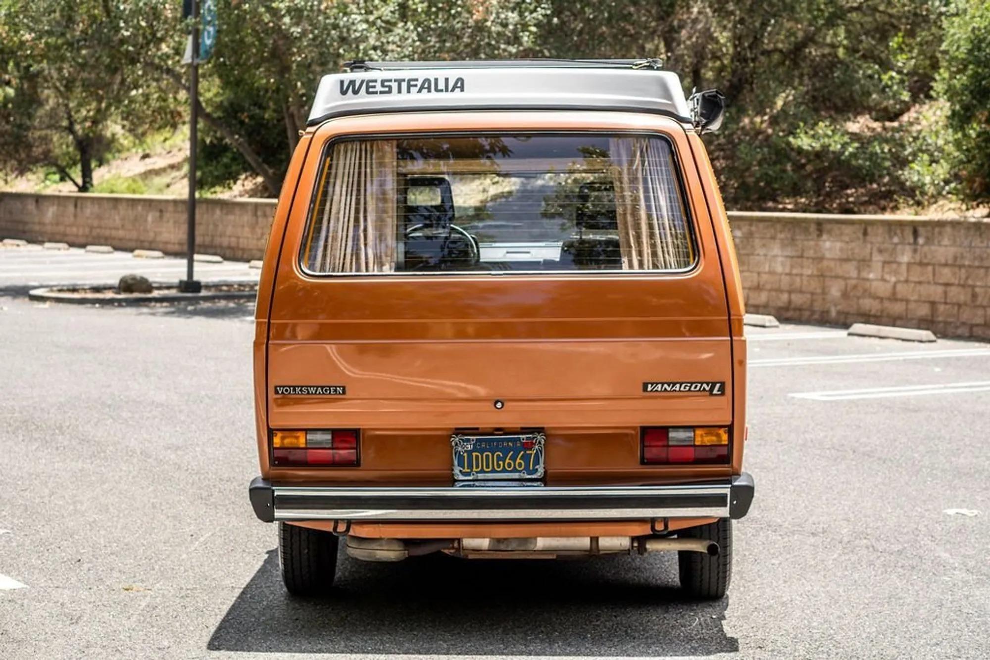 1981 Volkswagen Vanagon Westfalia Camper