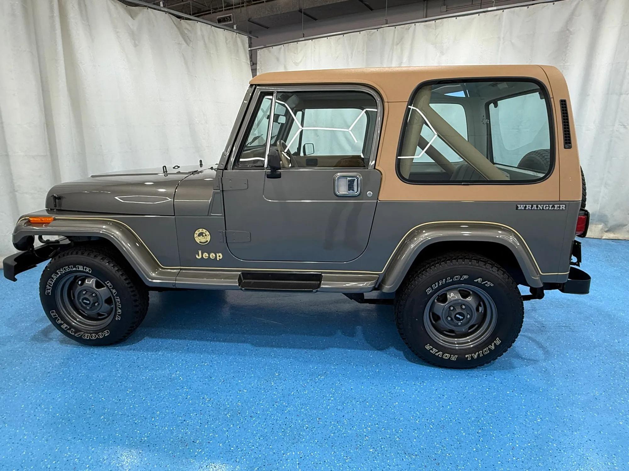 23k-Mile 1988 Jeep Wrangler Sahara - 3