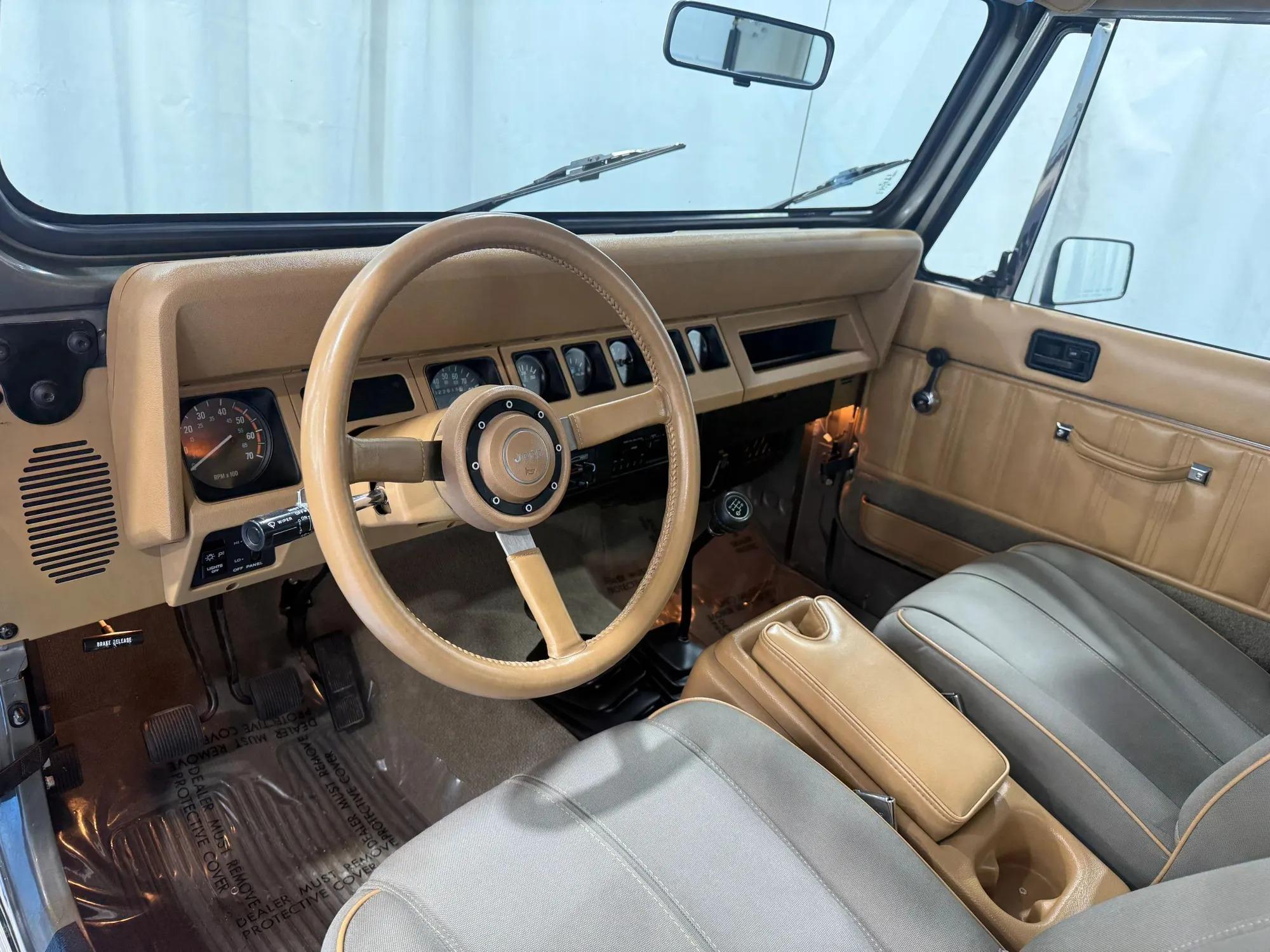 23k-Mile 1988 Jeep Wrangler Sahara