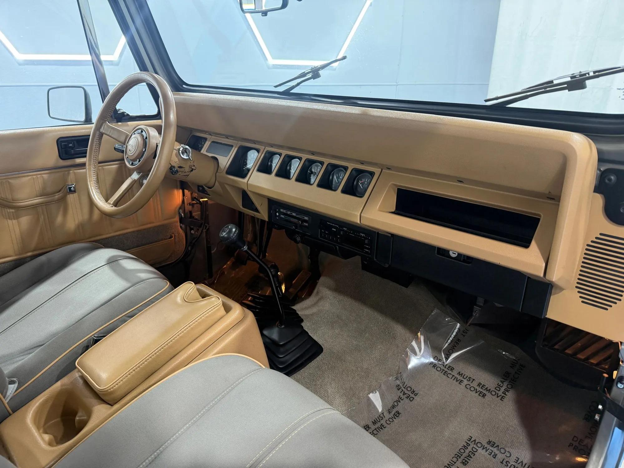 23k-Mile 1988 Jeep Wrangler Sahara