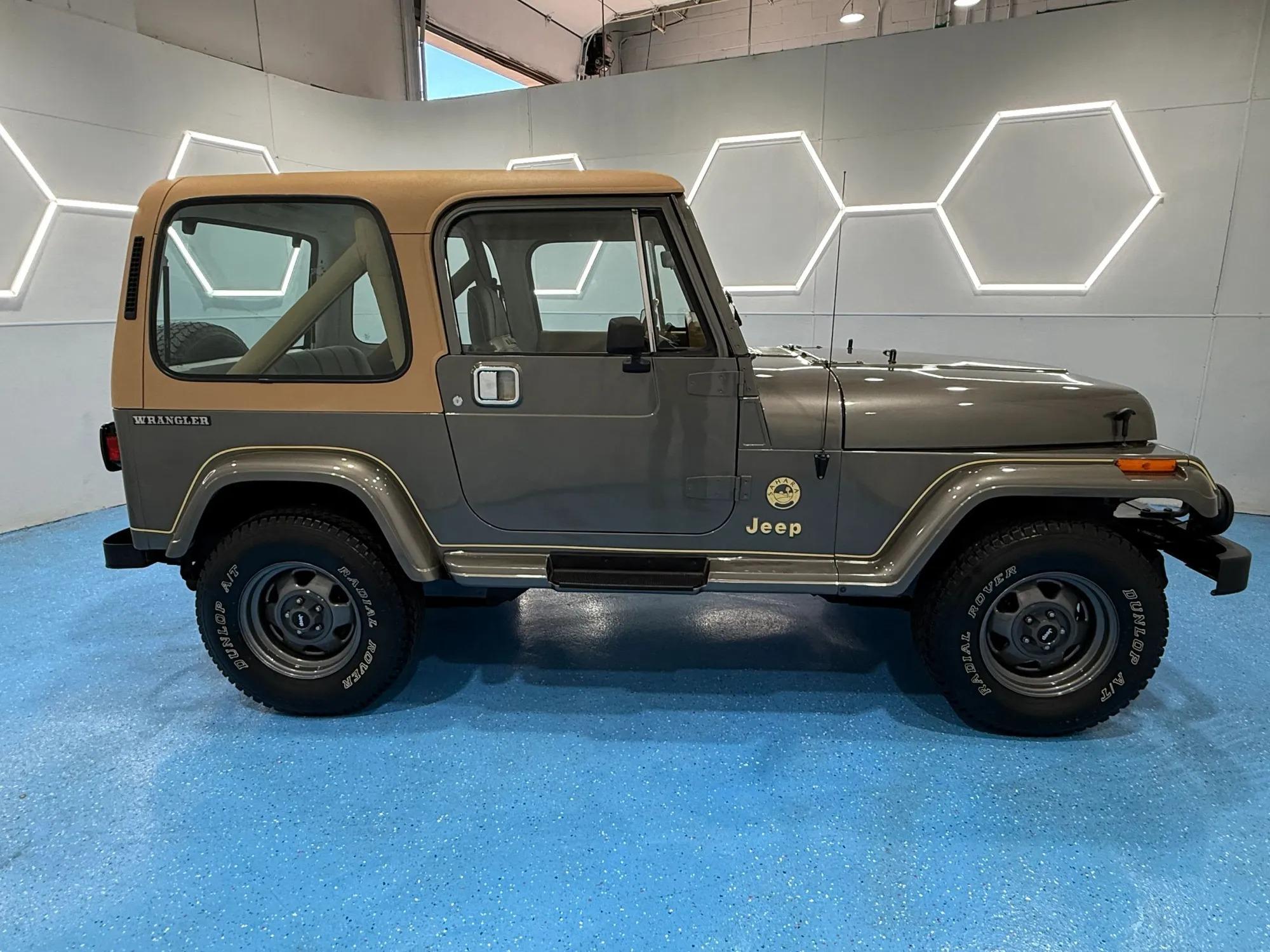 23k-Mile 1988 Jeep Wrangler Sahara - 5