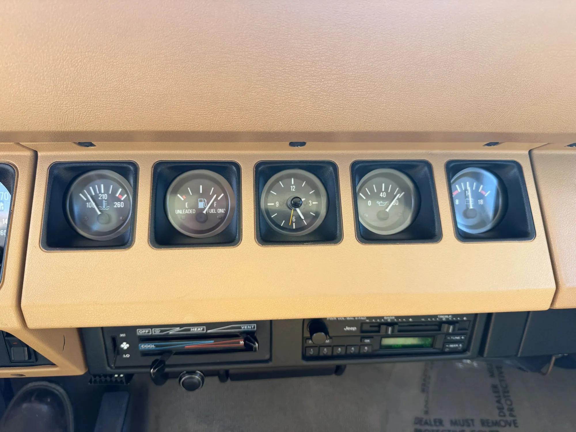 23k-Mile 1988 Jeep Wrangler Sahara