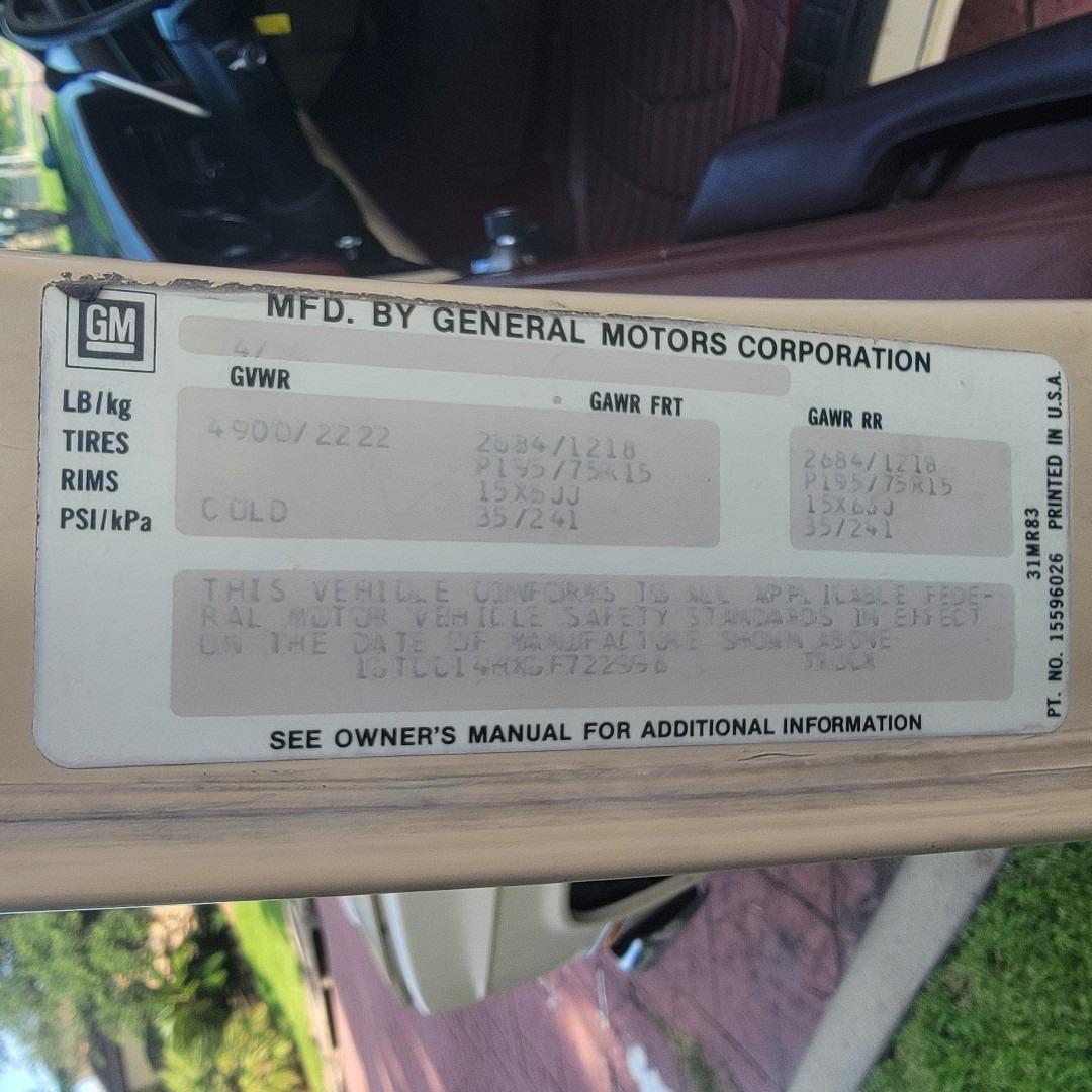 1986 GMC Sierra C1500