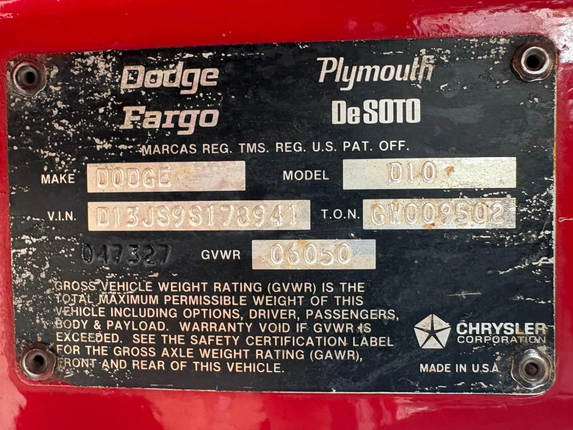 1979 Dodge Li'l Red Express