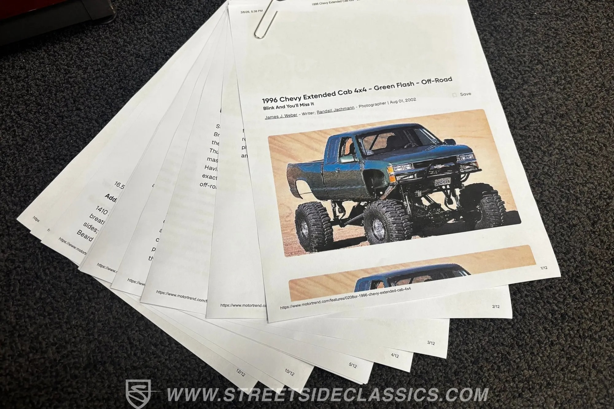 Modified 1988 Chevrolet C1500 Monster Truck