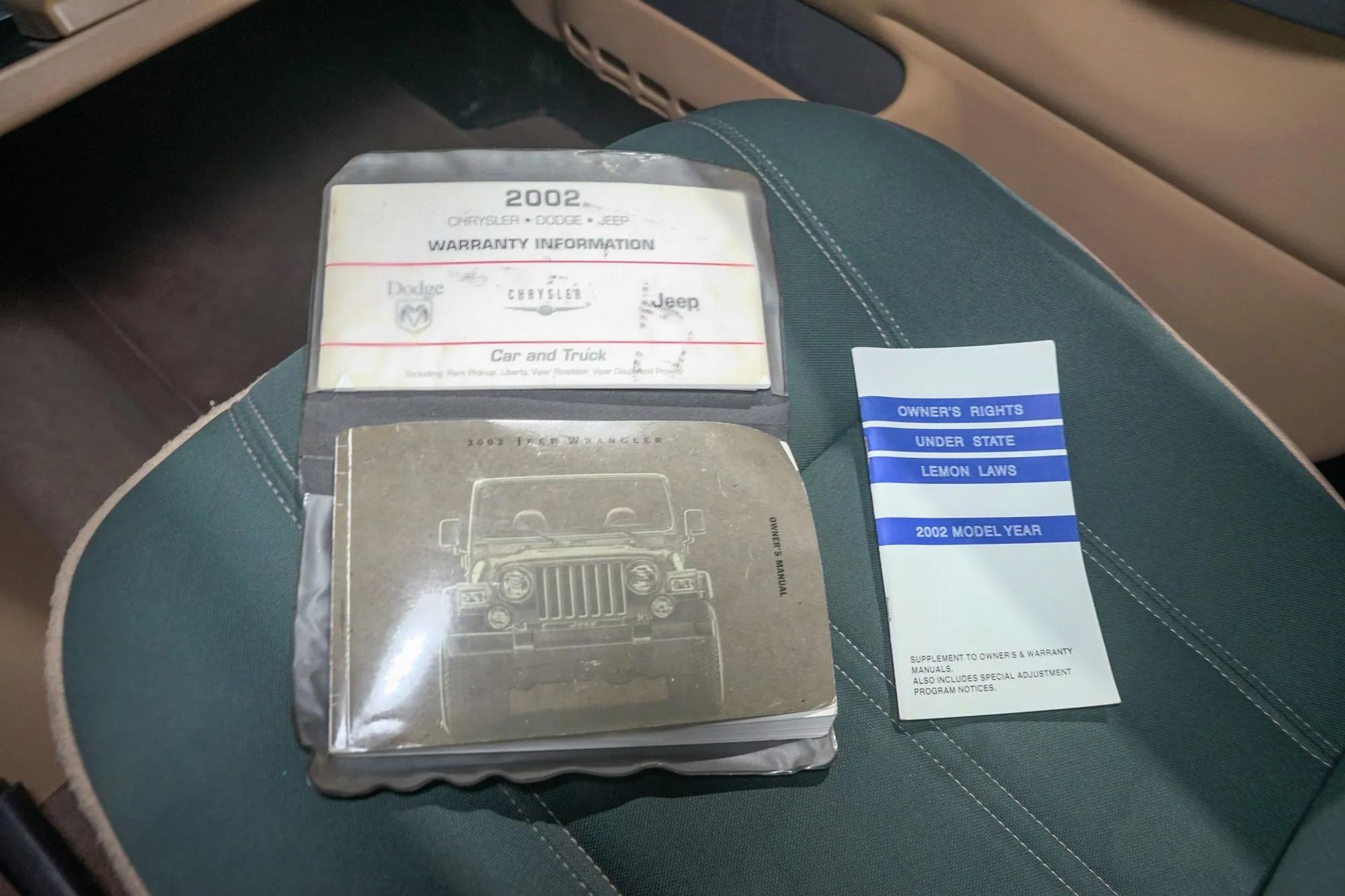 2002 Jeep Wrangler Sahara Edition