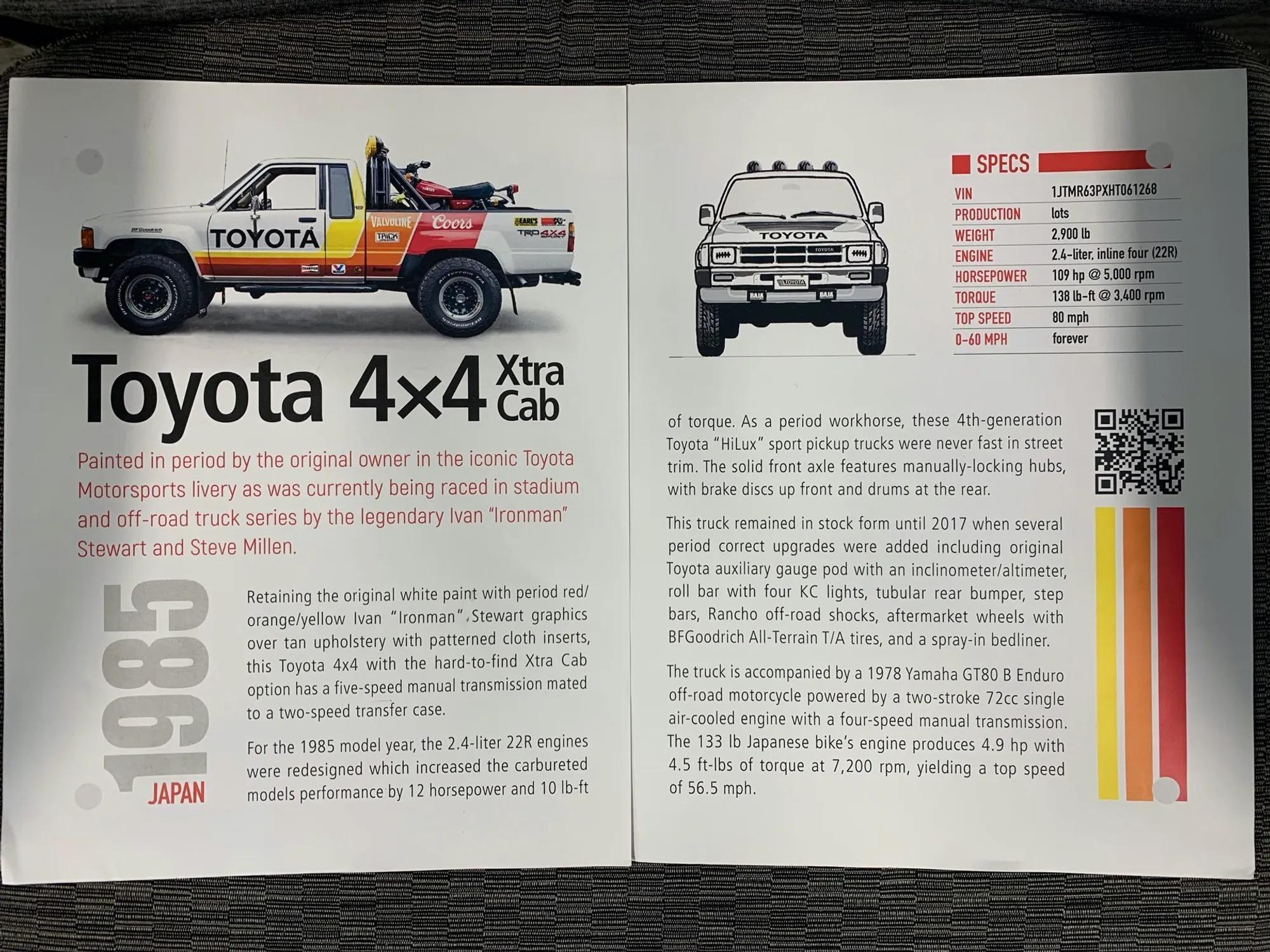 1985 Toyota Pickup Xtra-Cab 4×4