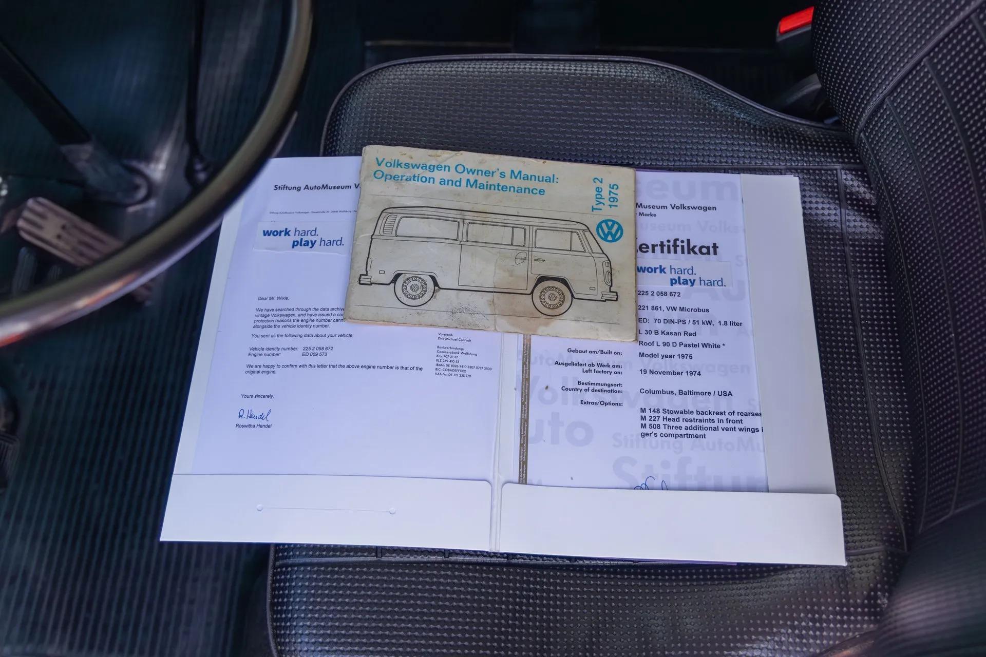 1975 Volkswagen Type 2 Center Isle
