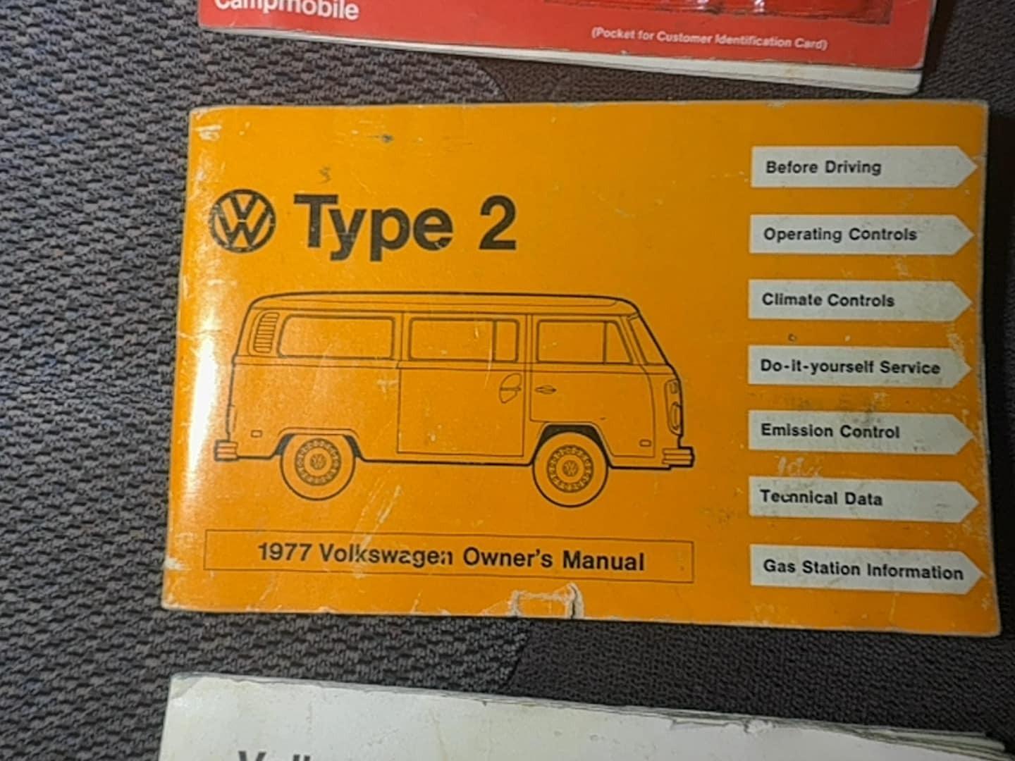 1977 Volkswagen Westfalia Camper Van