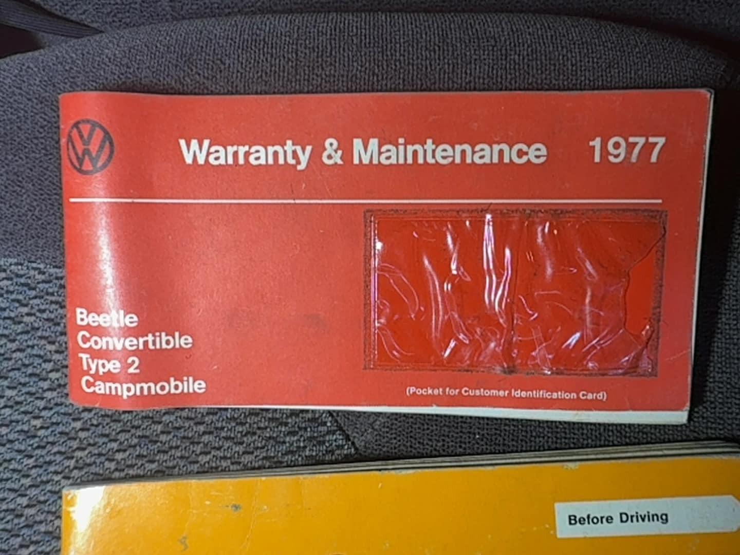 1977 Volkswagen Westfalia Camper Van