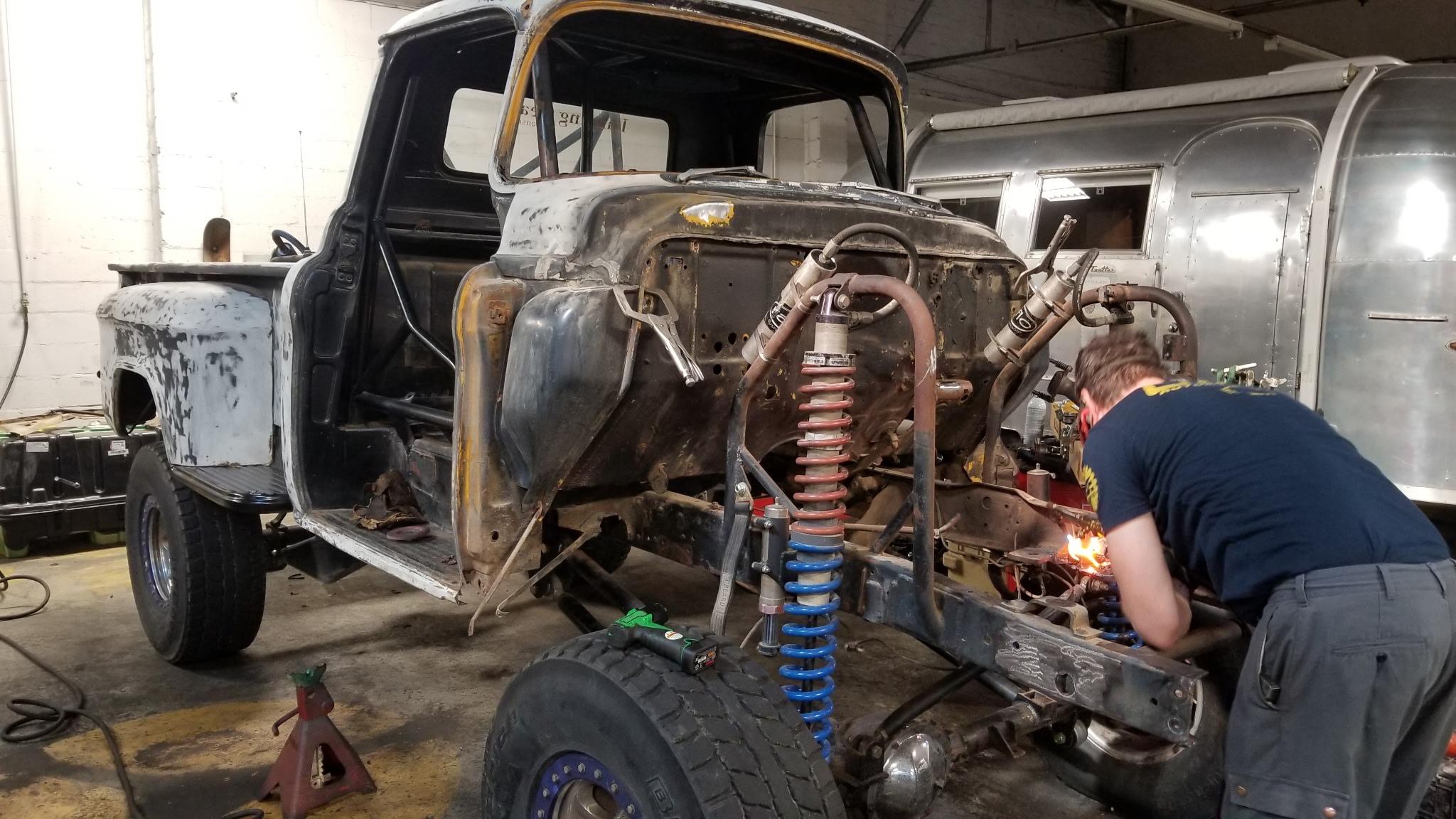 6.2L-Powered 1958 GMC 150 Stepside 4x4