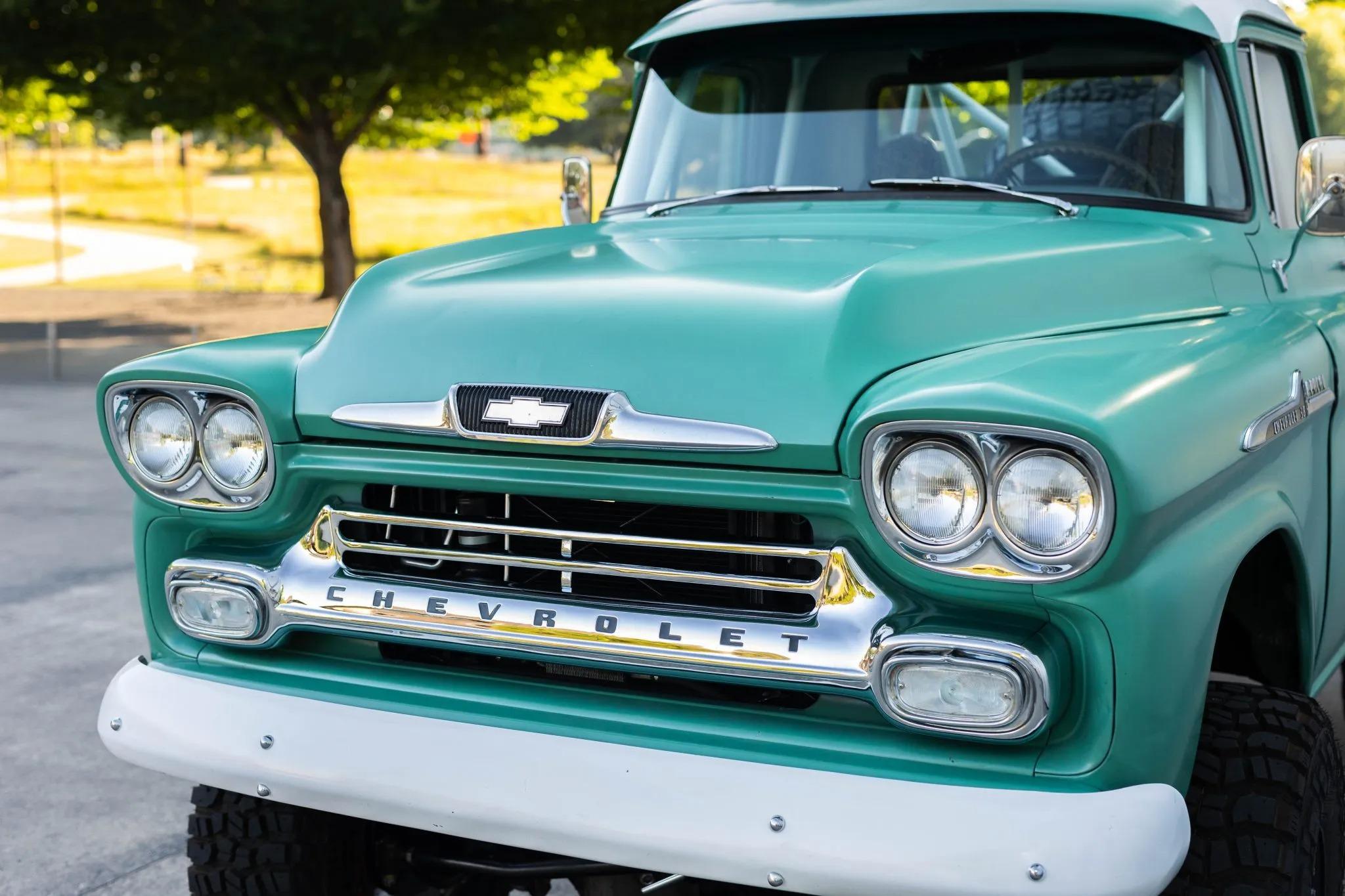6.2L-Powered 1958 GMC 150 Stepside 4x4