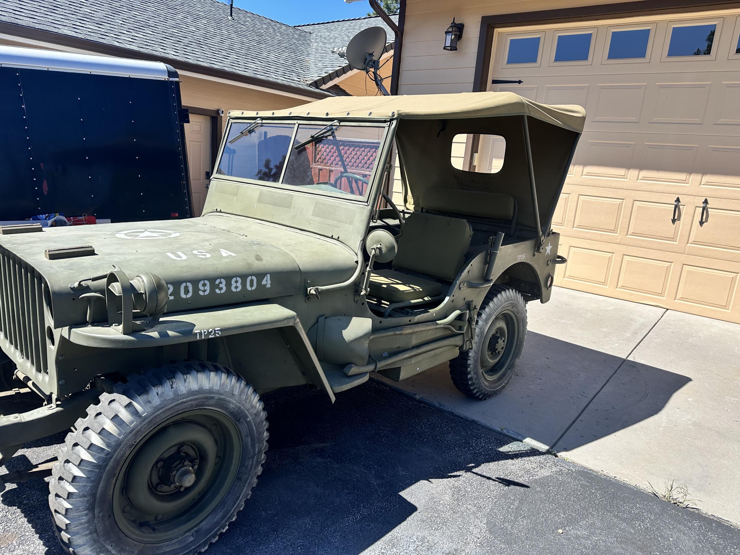 Restored 1943 Willys MB Jeep