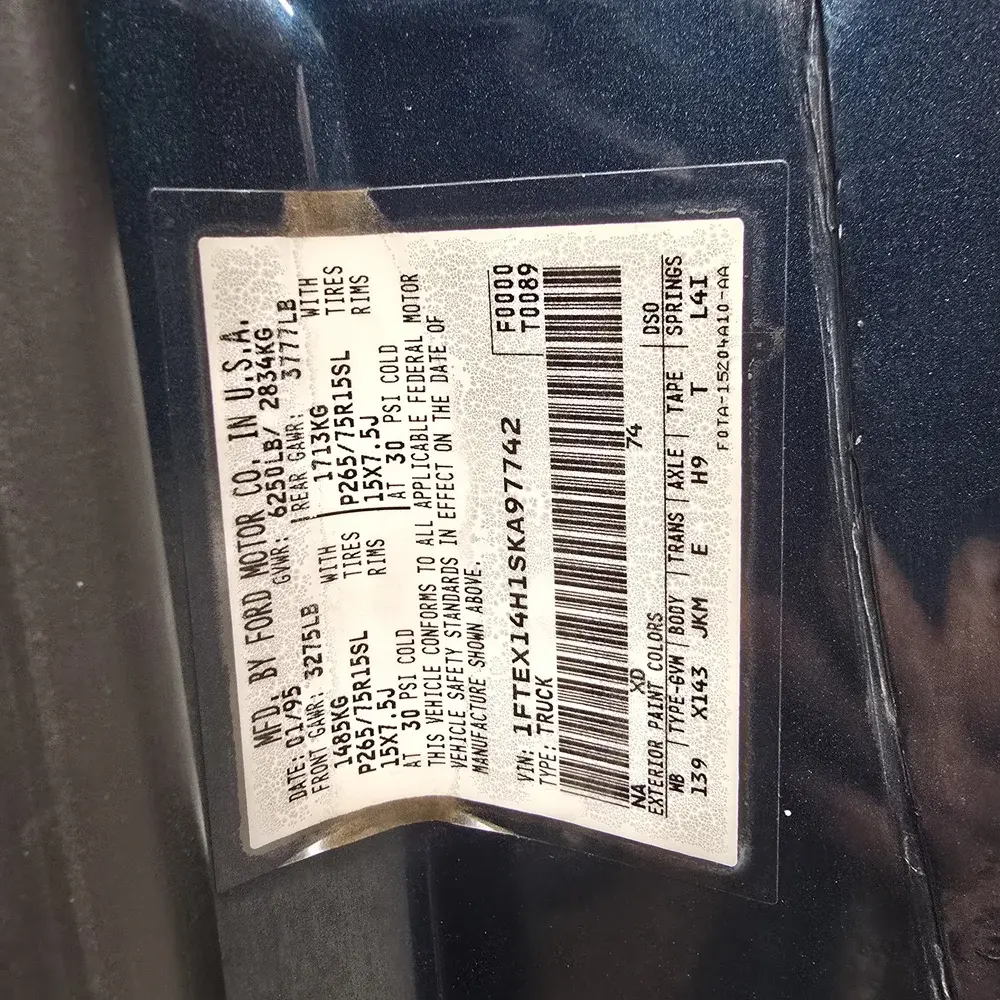 74k-Mile 1995 Ford F-150 Eddie Bauer
