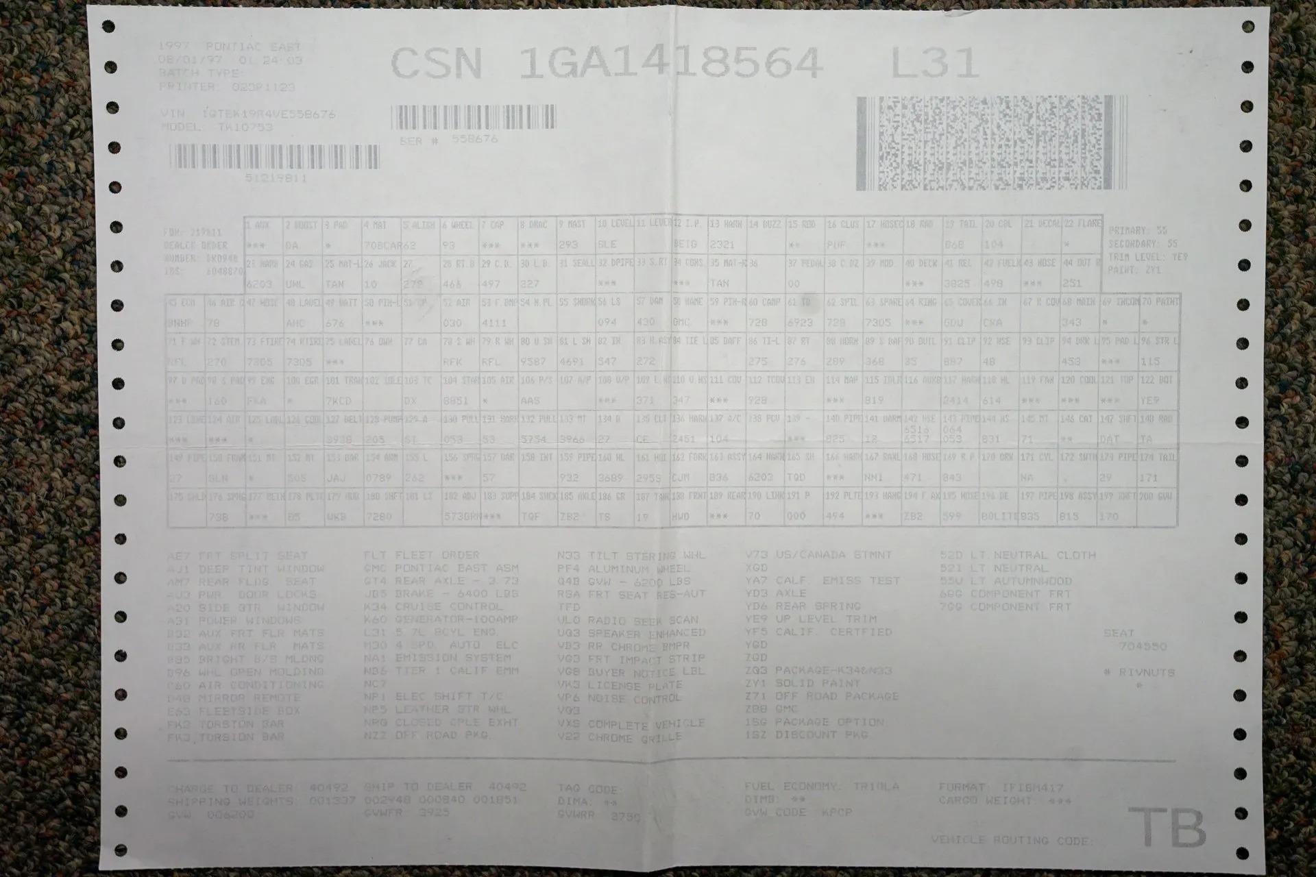 1997 GMC Sierra 1500 SLE