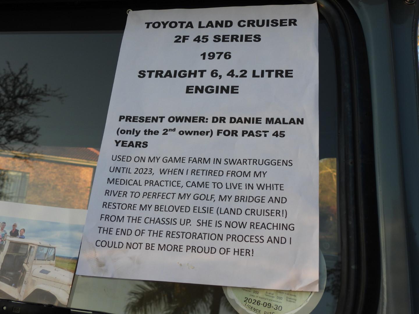 1976 Toyota Land Cruiser FJ45