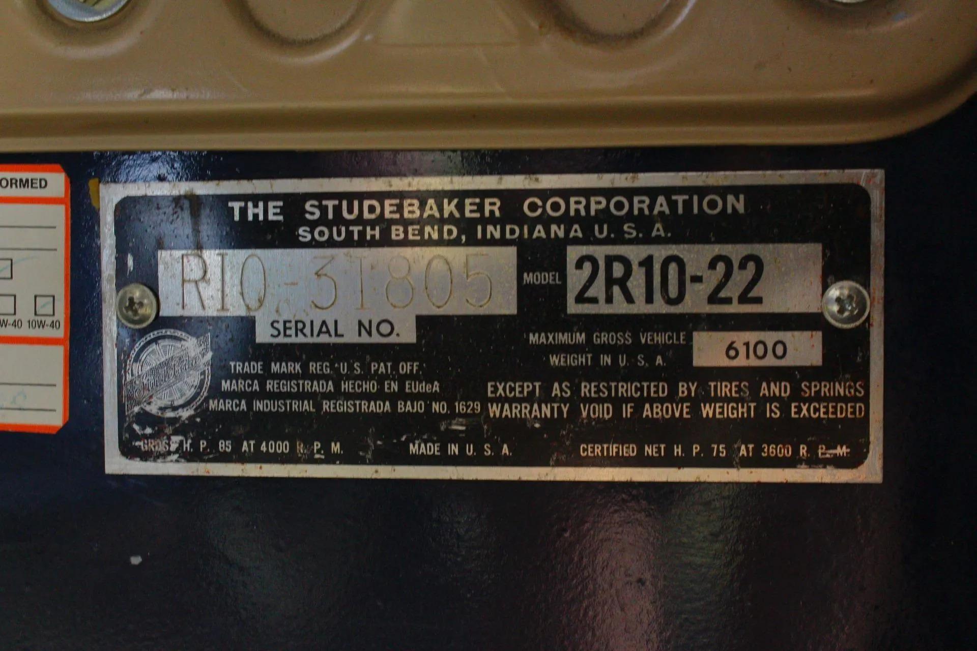1951 Studebaker 2R10-22 Pickup