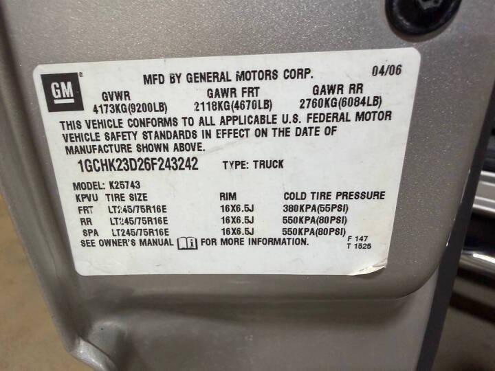 2006 Chevrolet Silverado 2500HD