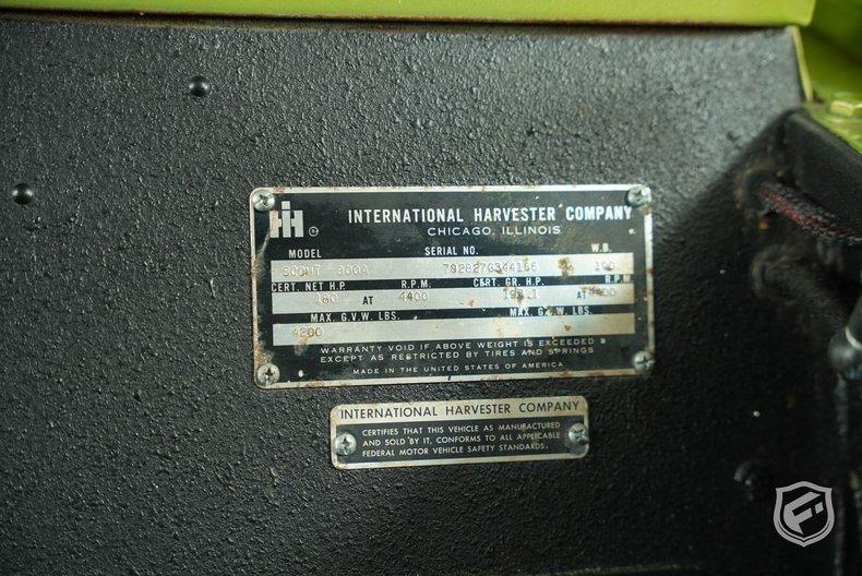 1969 International Harvester Scout 800A