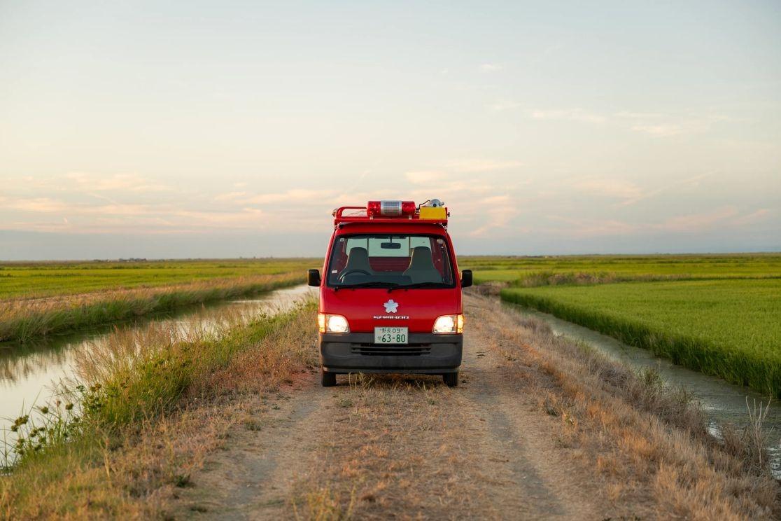 2000 Subaru Sambar Fire Van
