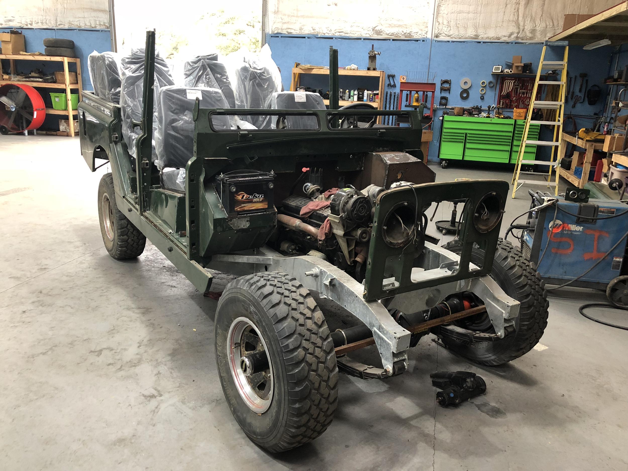Restored 1962 Land Rover Series IIA 109
