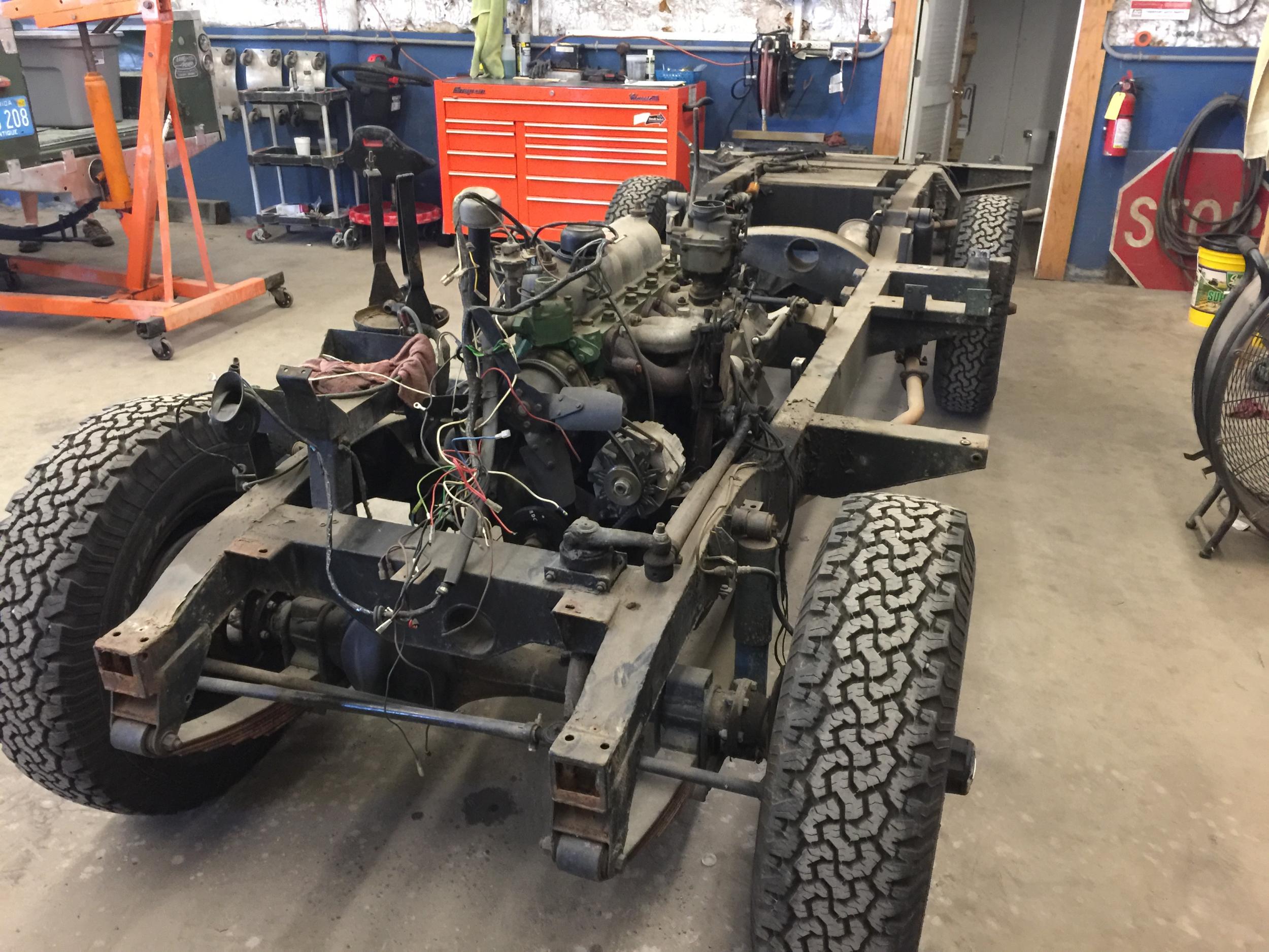 Restored 1962 Land Rover Series IIA 109