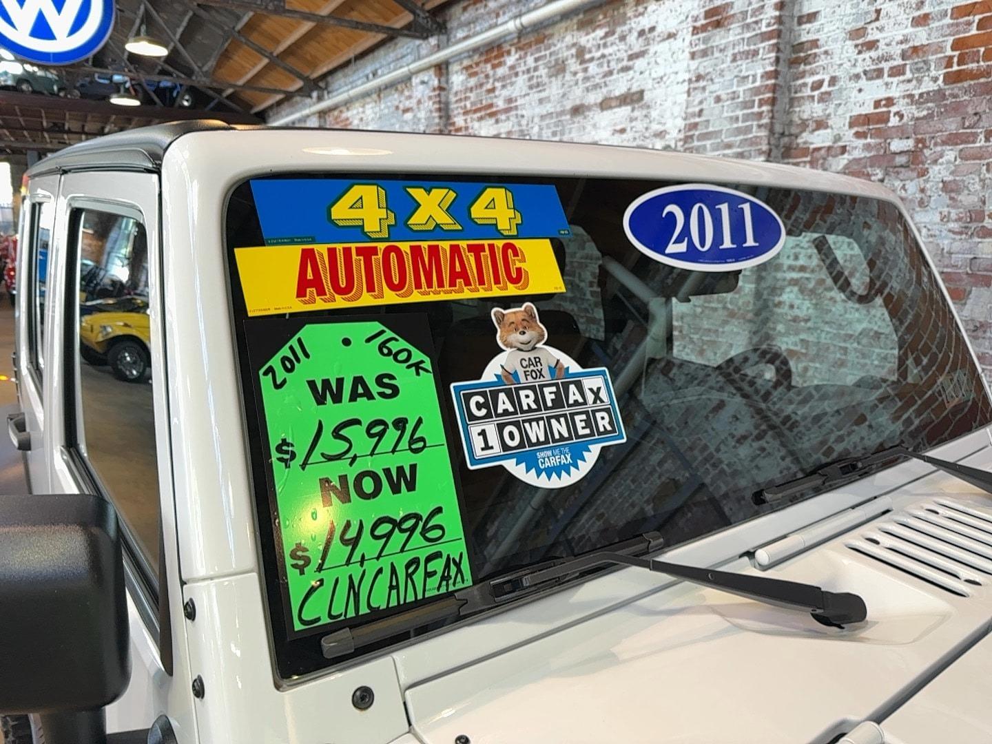 2011 Jeep Wrangler Unlimited Sport
