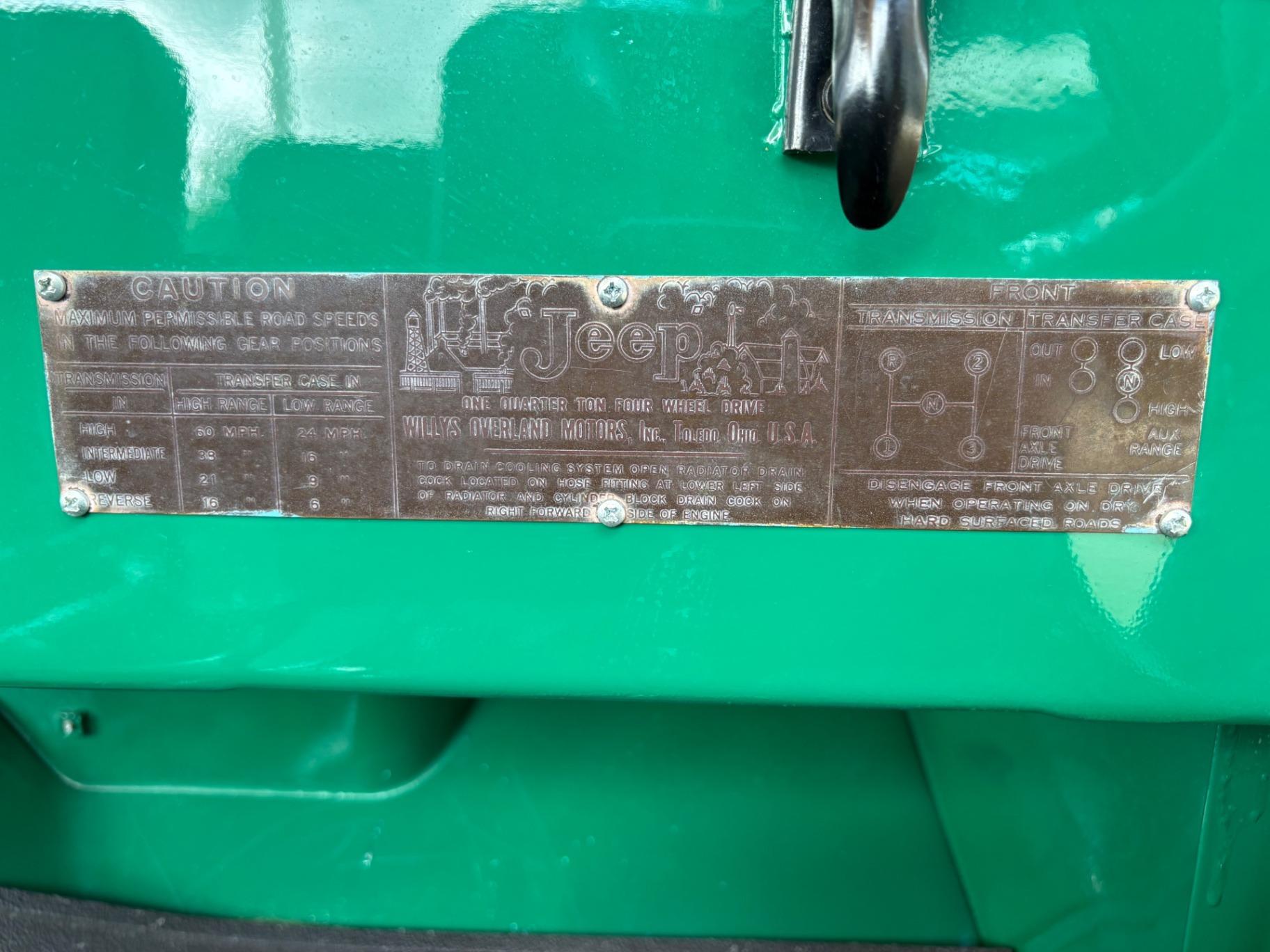 1946 Willys Jeep CJ2A