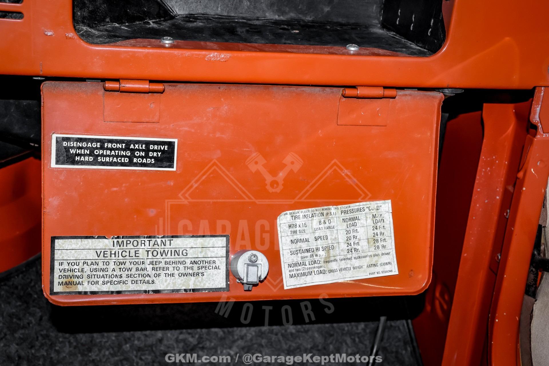 1976 Jeep CJ-7 Levi Edition
