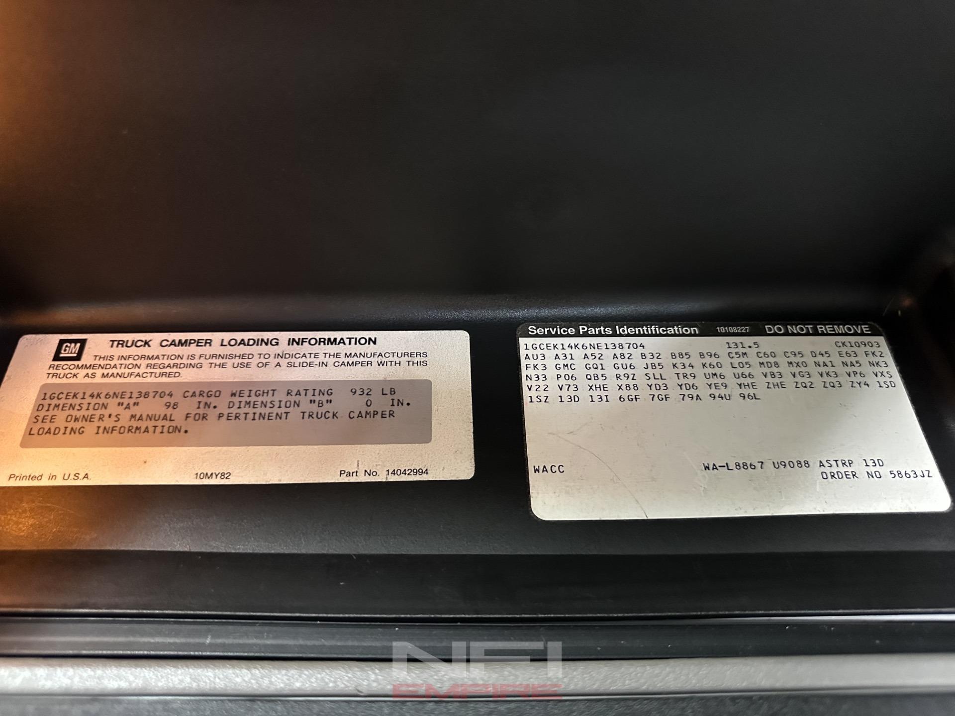 1992 Chevrolet C1500 Regular Cab