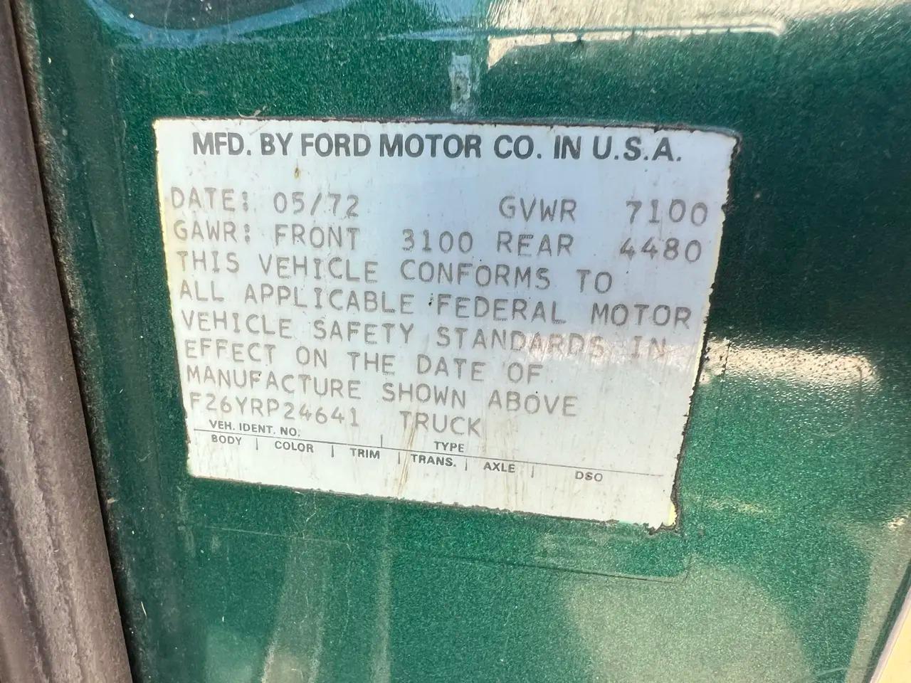 1972 Ford F-250 Highboy