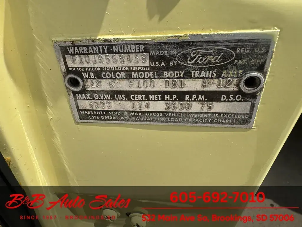 1964 Ford F100