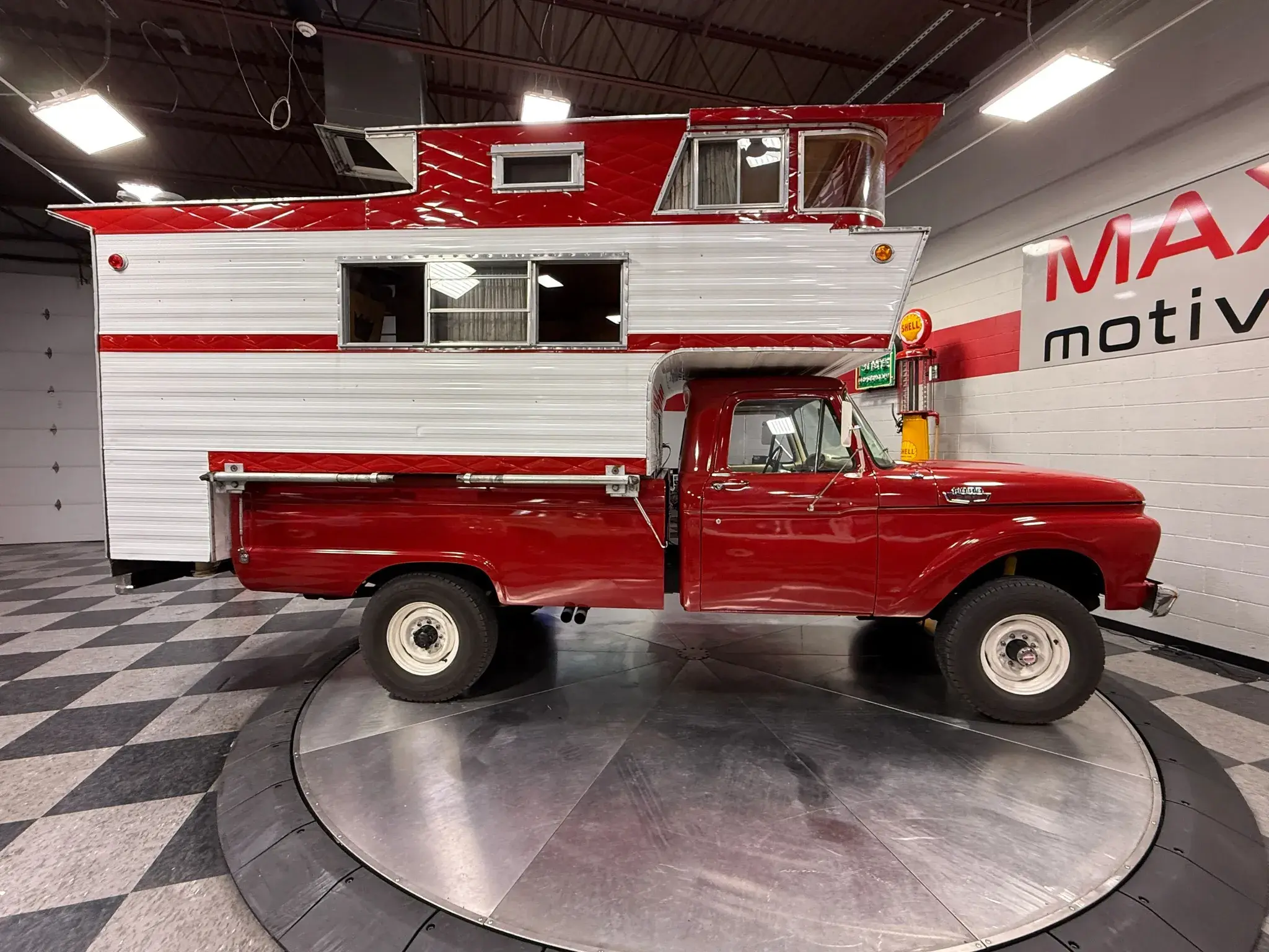1963 Ford F250 Pickup & Camper-1