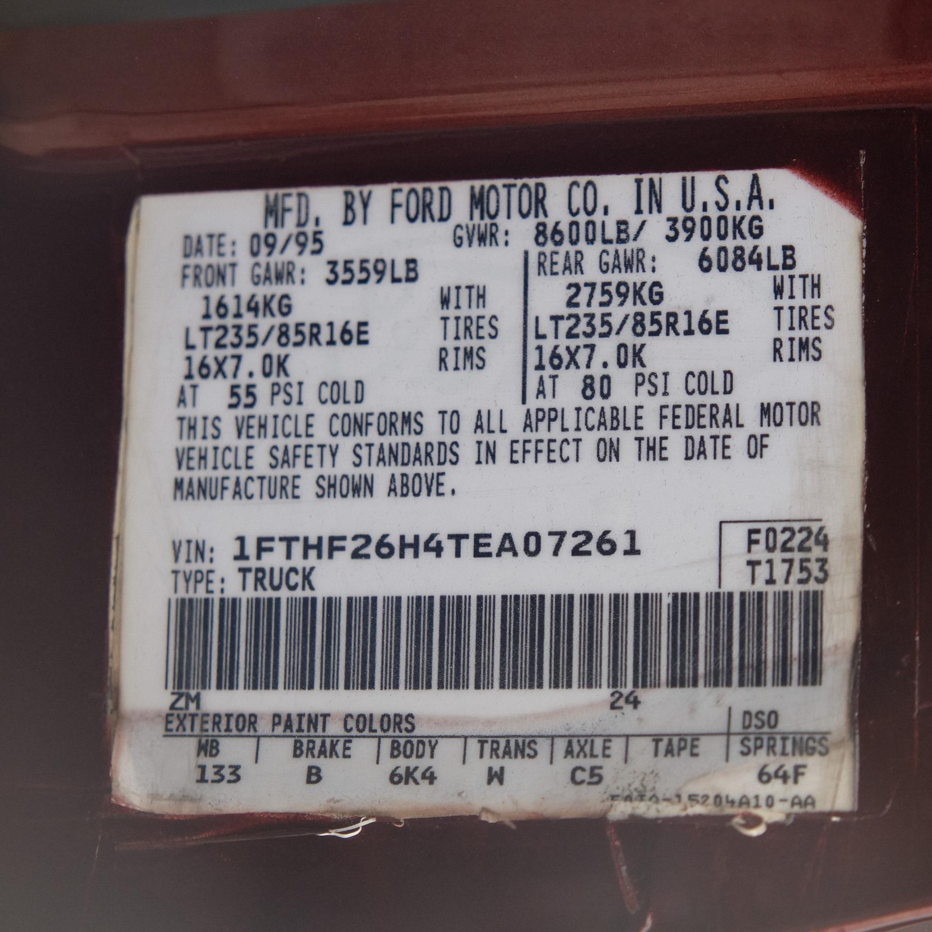 Restored 1996 Ford F-250 XLT 4×4