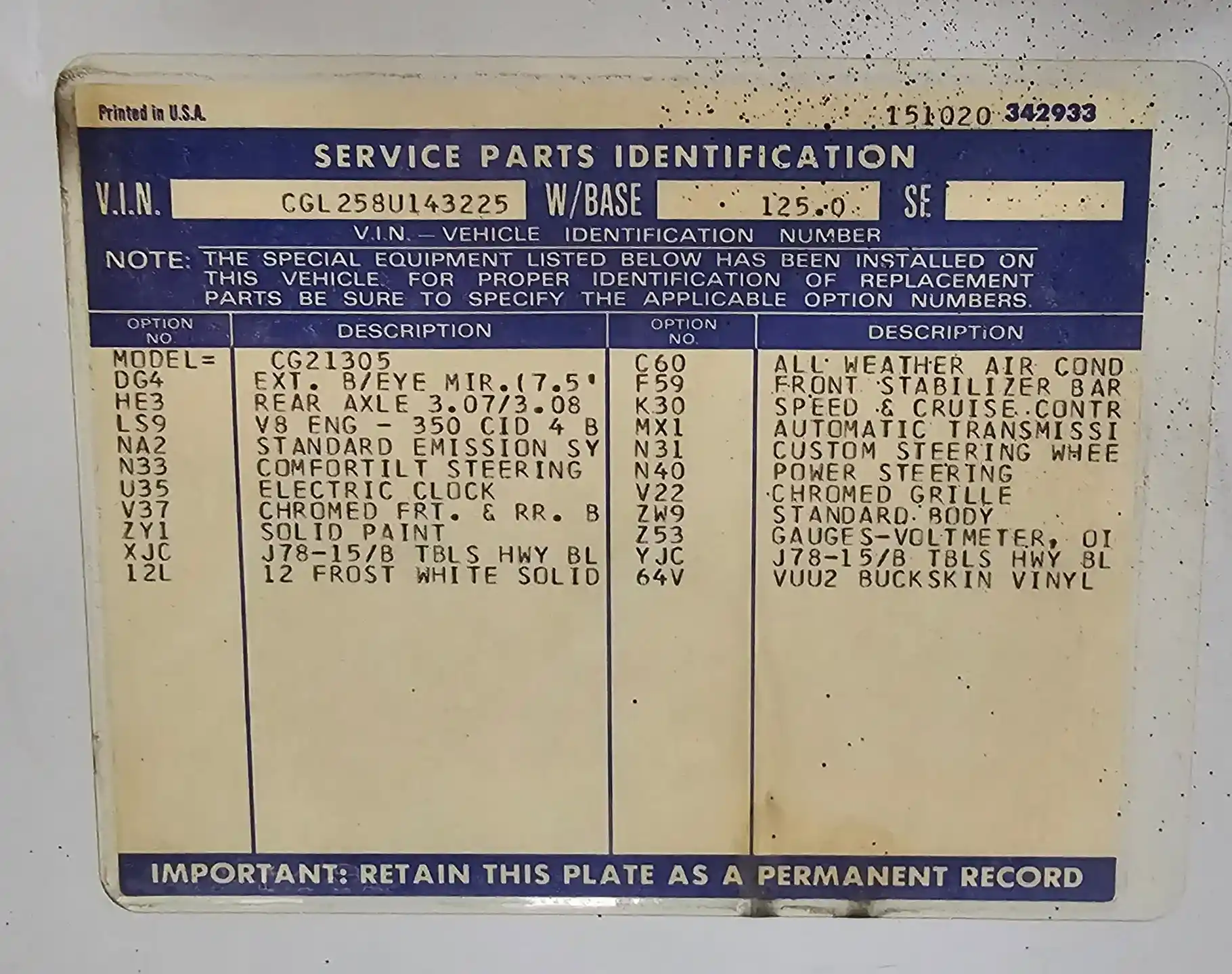 1978 Chevrolet G20 Good Times AJ Foyt Coyote Edition