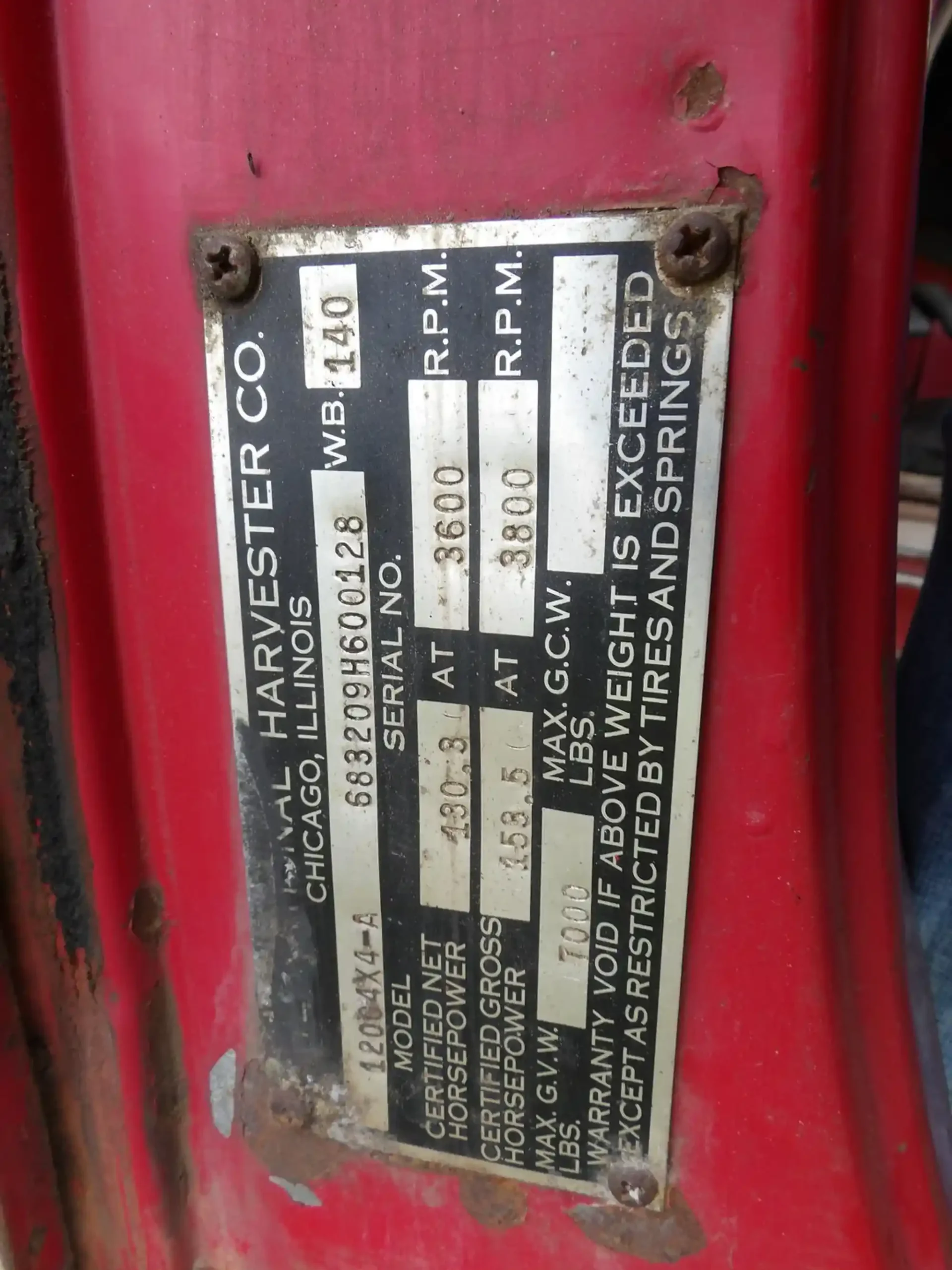 1966 International Harvester 1200 Travelette 4×4