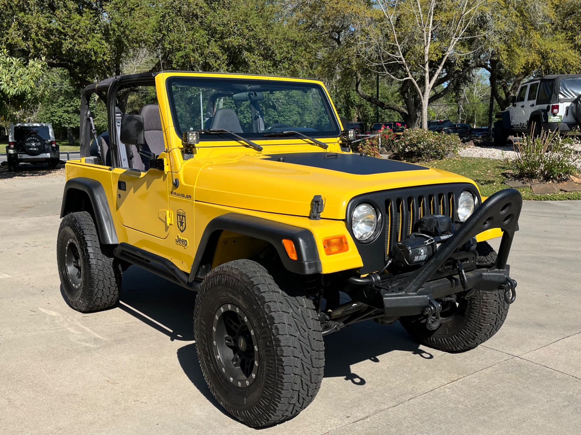 Solar Yellow 2002 Jeep Wrangler Sport