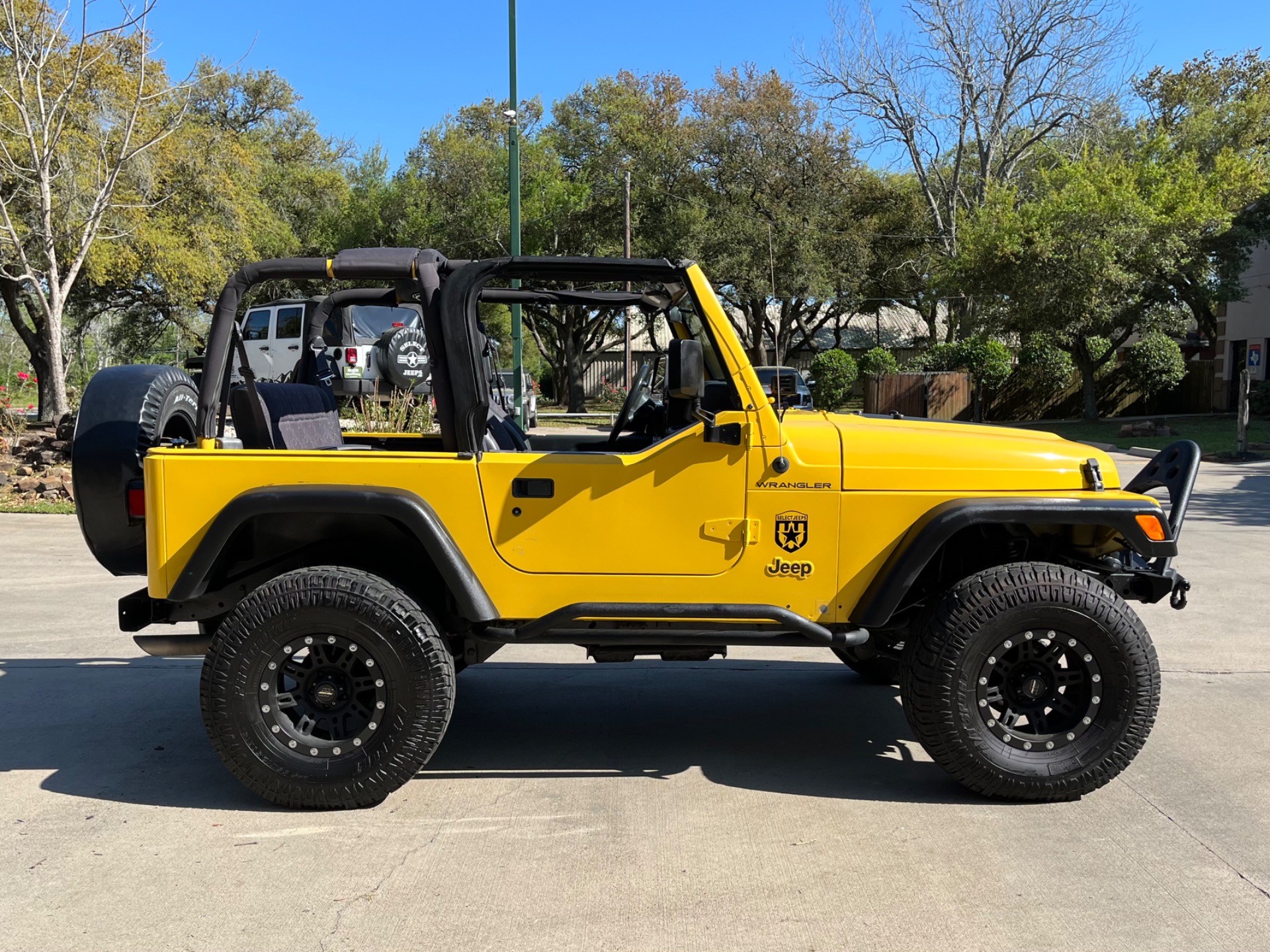 Solar Yellow 2002 Jeep Wrangler Sport