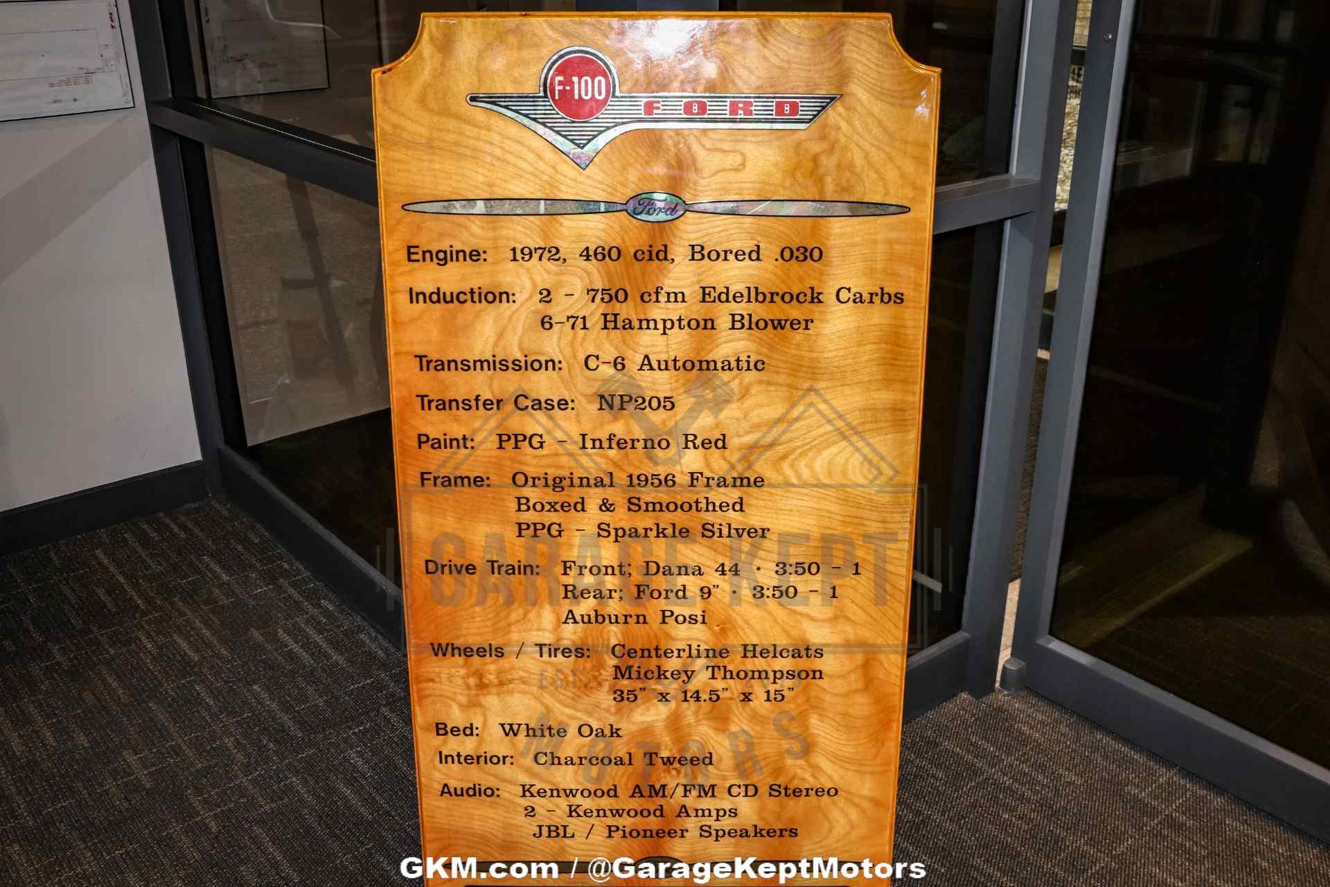 Supercharged 1956 Ford F-100