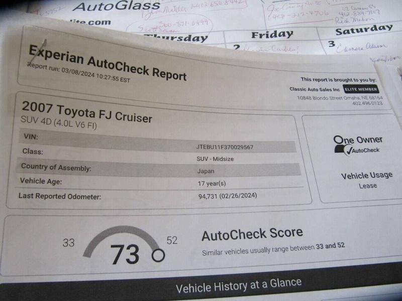 1-Owner 2007 Toyota FJ Cruiser