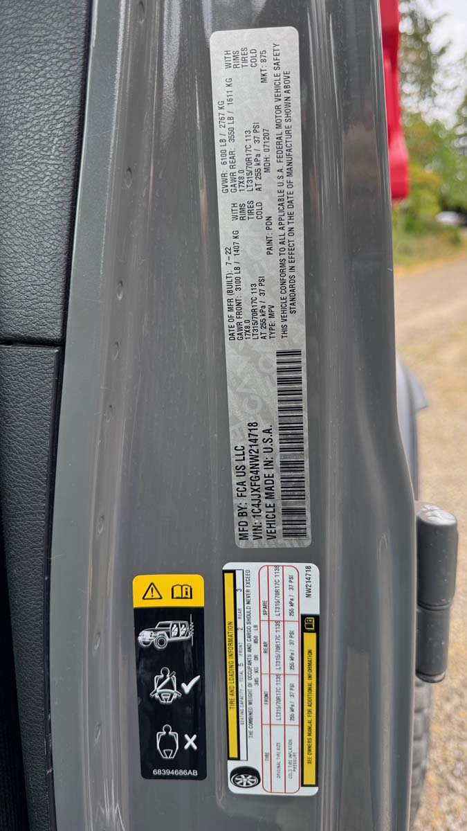 2022 Jeep Wrangler Unlimited Rubicon Xtreme Recon