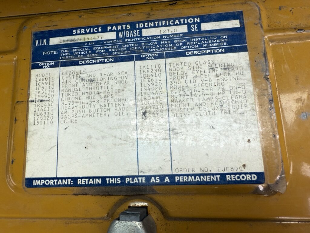 1972 Chevrolet K-20 Suburban